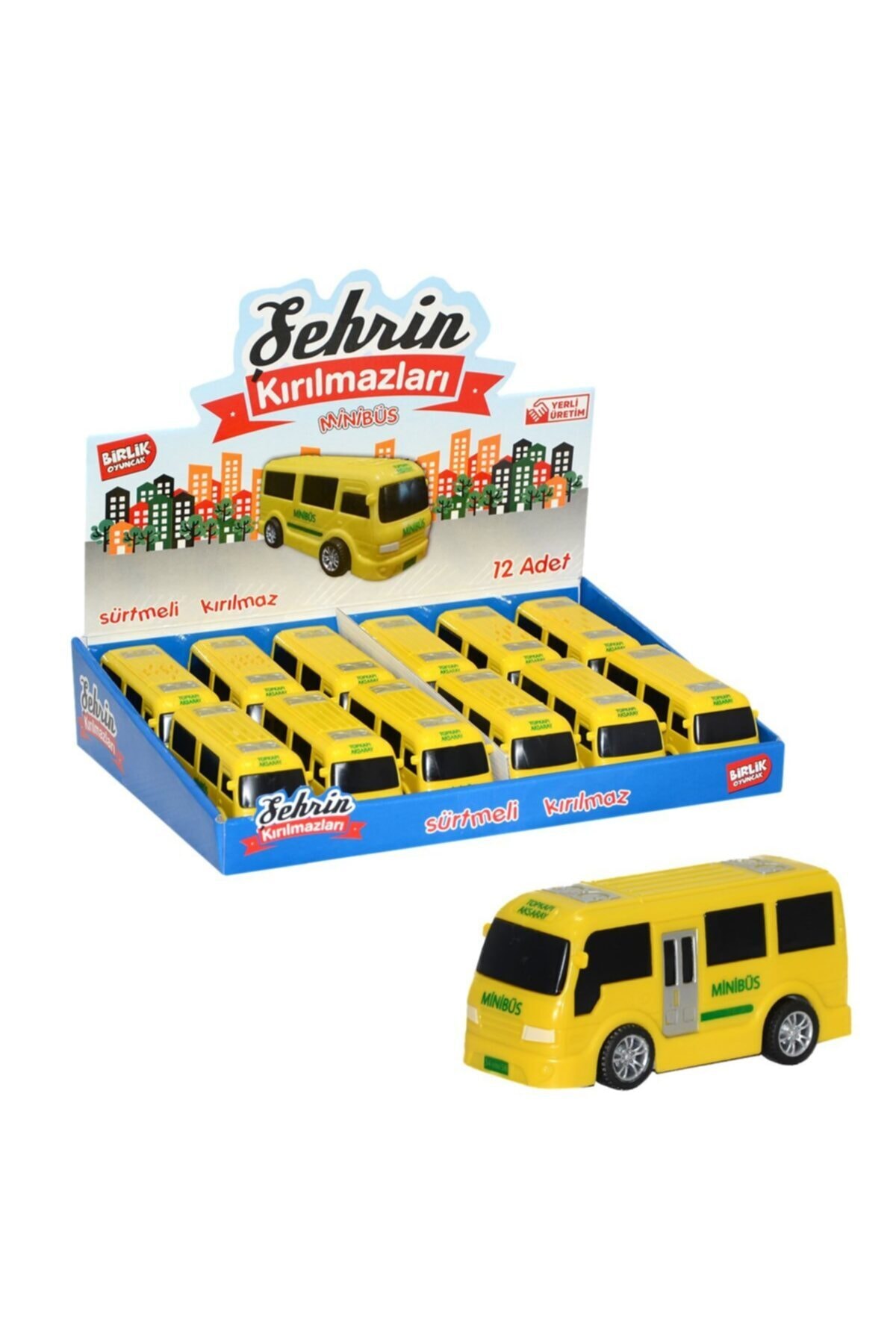 BİRLİK TOYS Urt004-08-09 Birlik, Minibüs Pick Up- Şehrin Kırılmazları