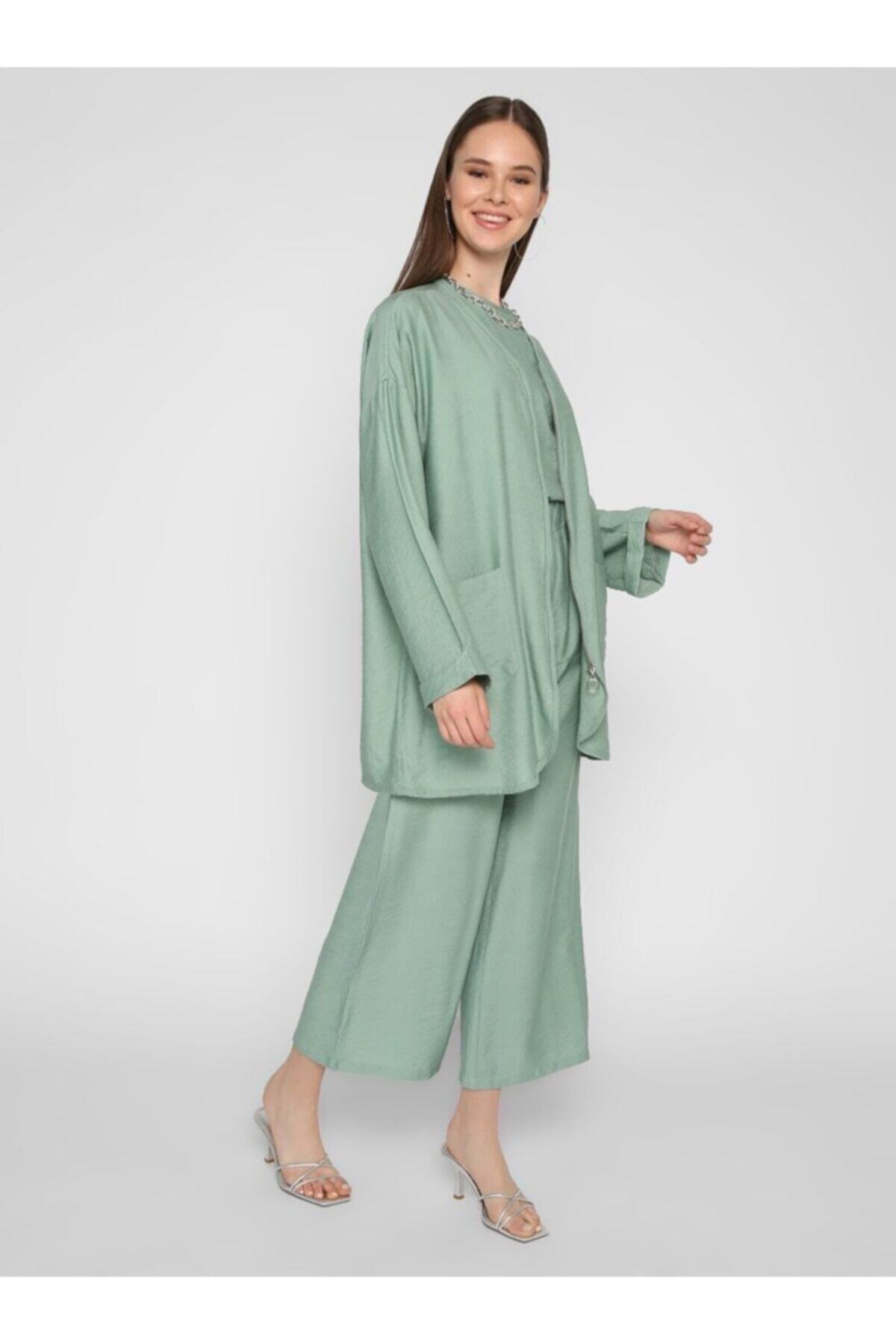 Refka Kadın Fermuar Detaylı Cepli Kap
