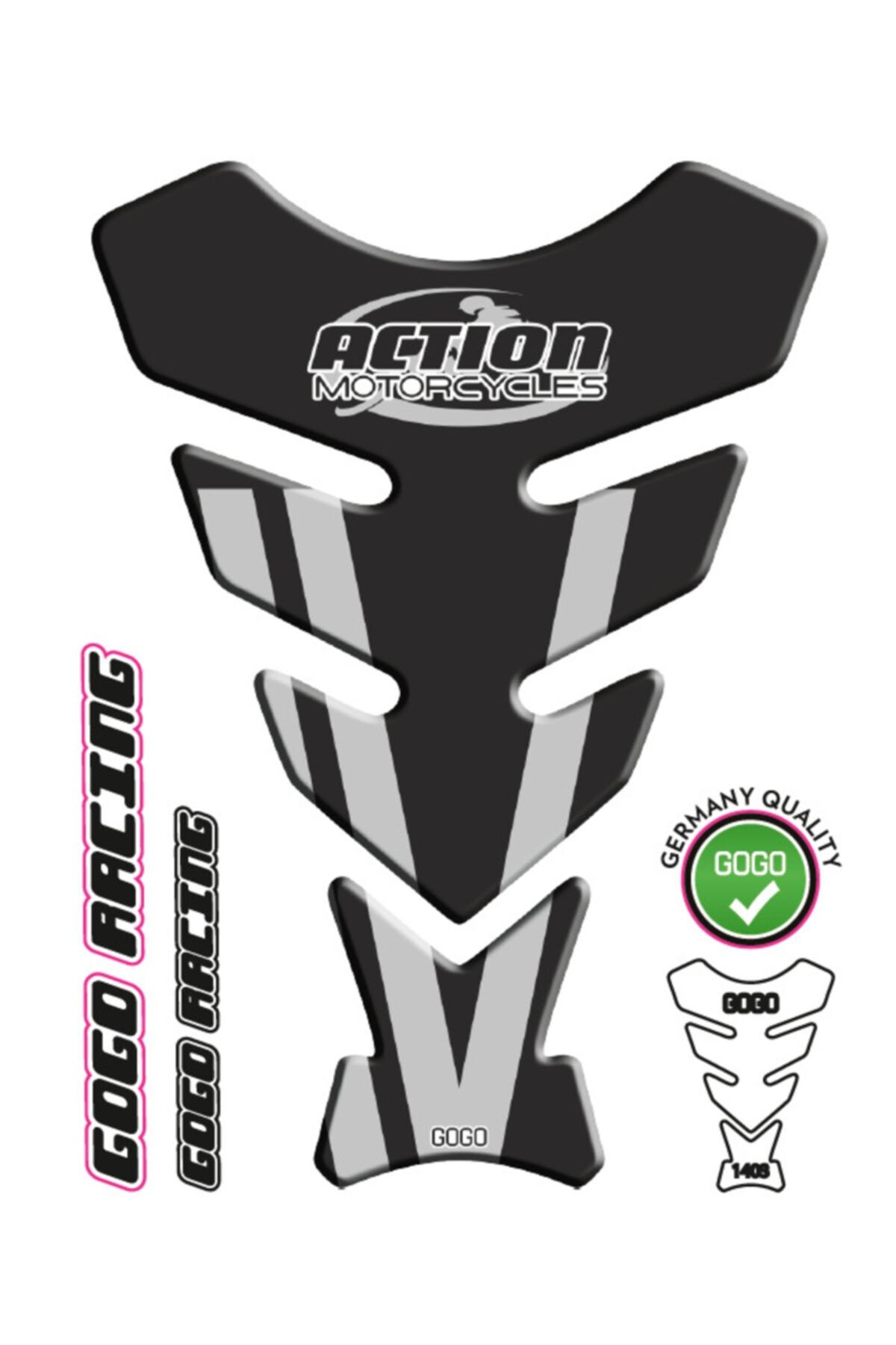 MotoExpressStore Action Motorcycles Universal Tank Pad