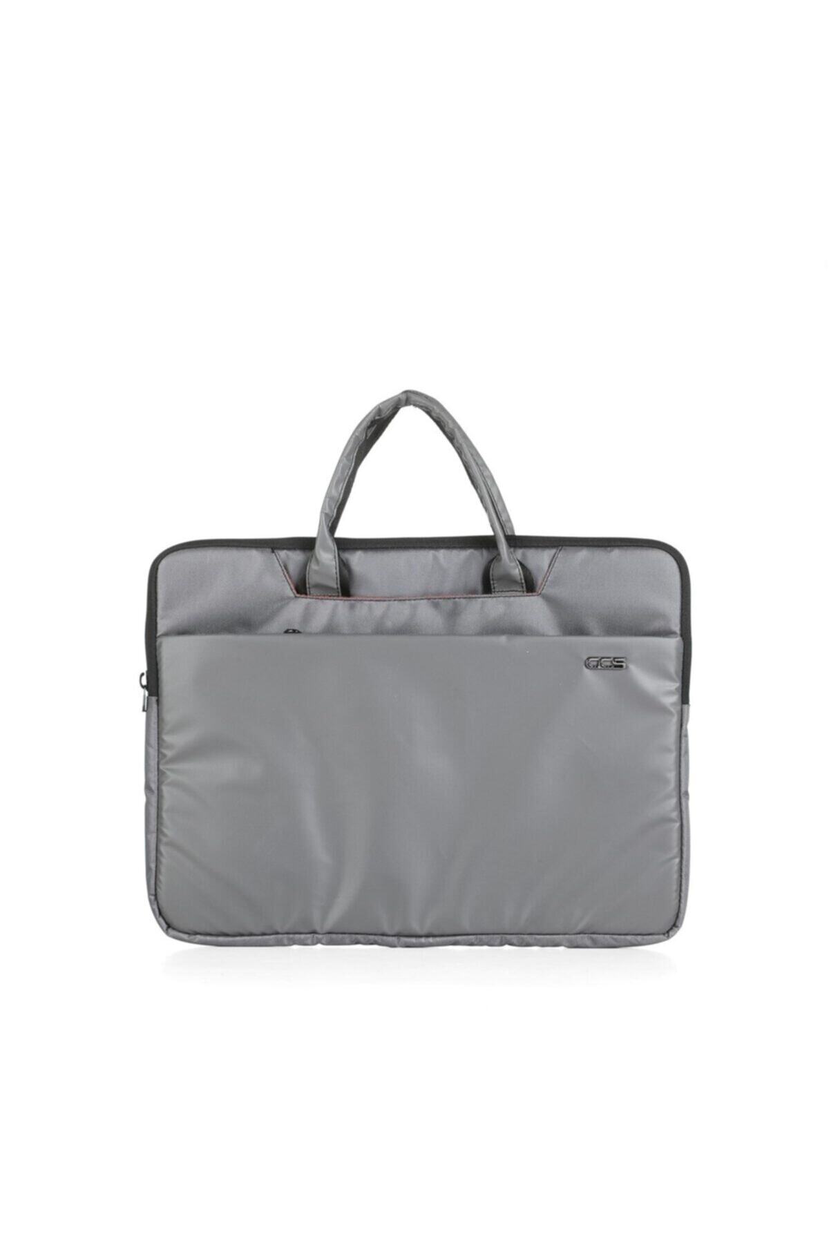 ÇÇS Omuz Askılı 15 Inch Macbook Laptop Ve Evrak Çantası Gri