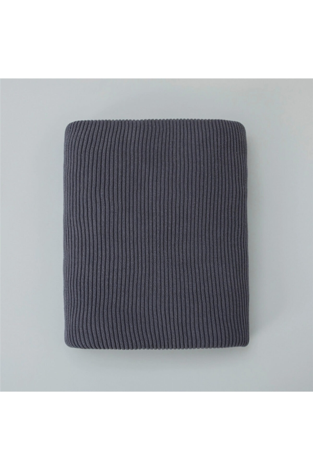 Chakra Violeta Çift Kişilik Battanıye 200x220 Cm Kül