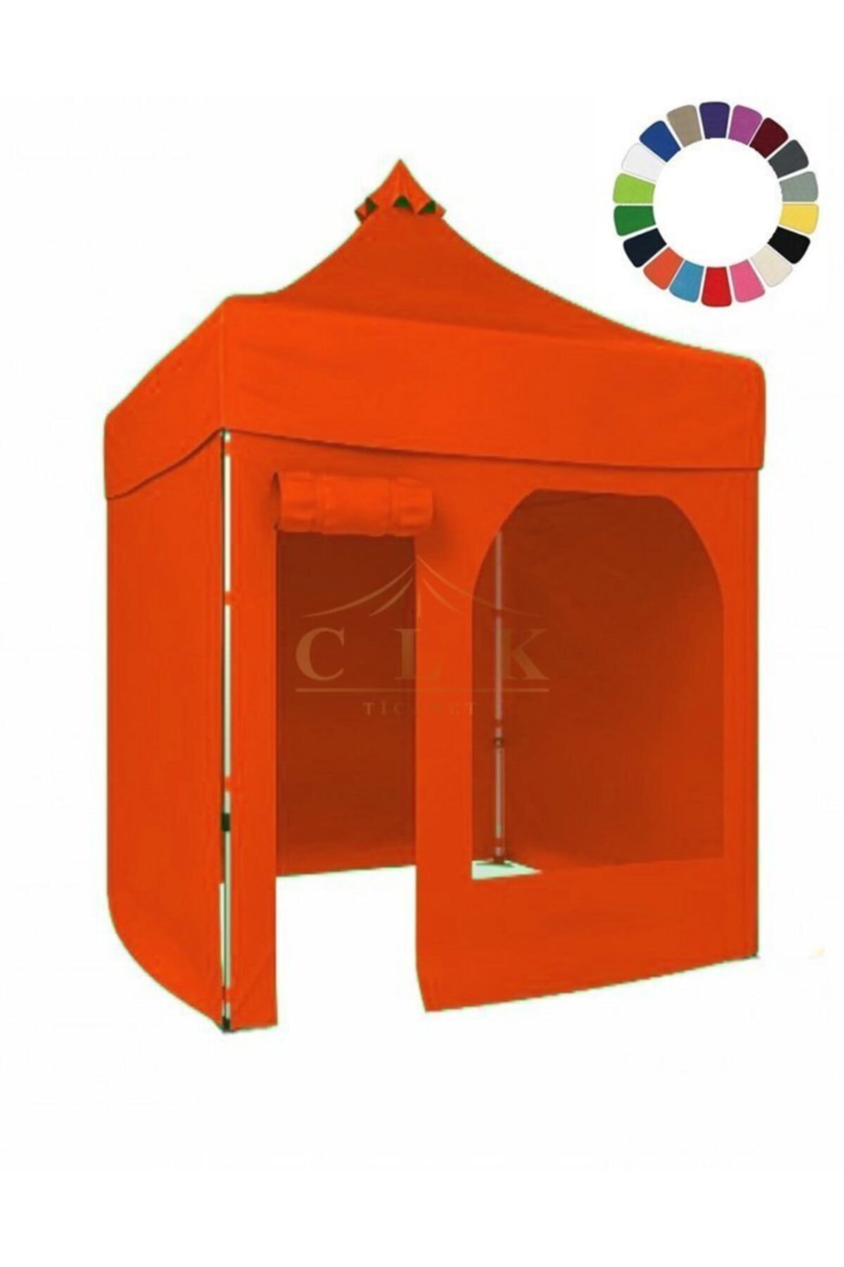 CLK Garden Clk 2x2 Katlanabilir Tente 30 Mm 3 Yan Kapalı 1 Yan Kapı Ve Pencereli