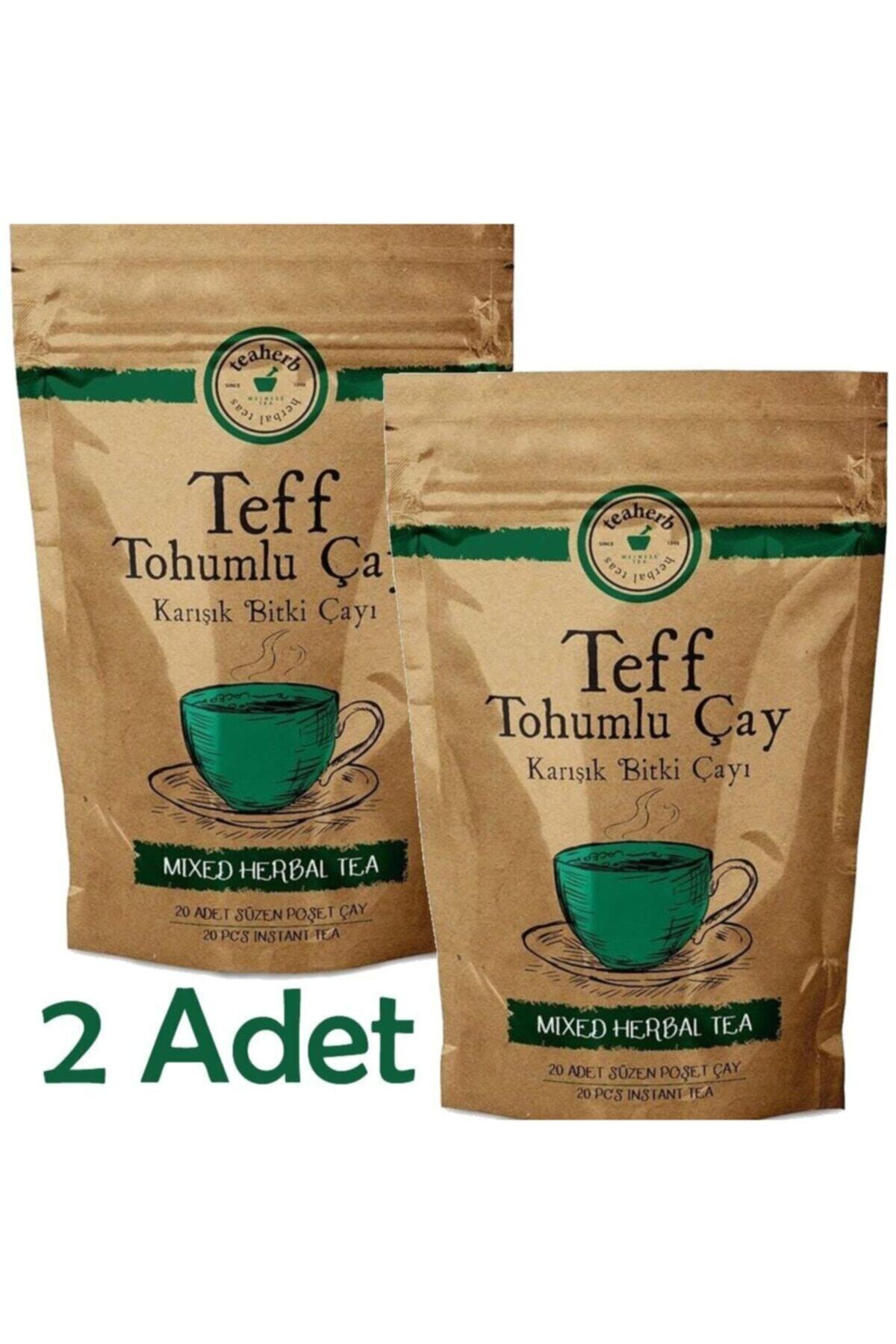 HAYATINIZI KOLAYLAŞTIRIN Teff Tohumlu Çay Karışık Bitki Çayı 20 Süzen Poşet (2 Adet)