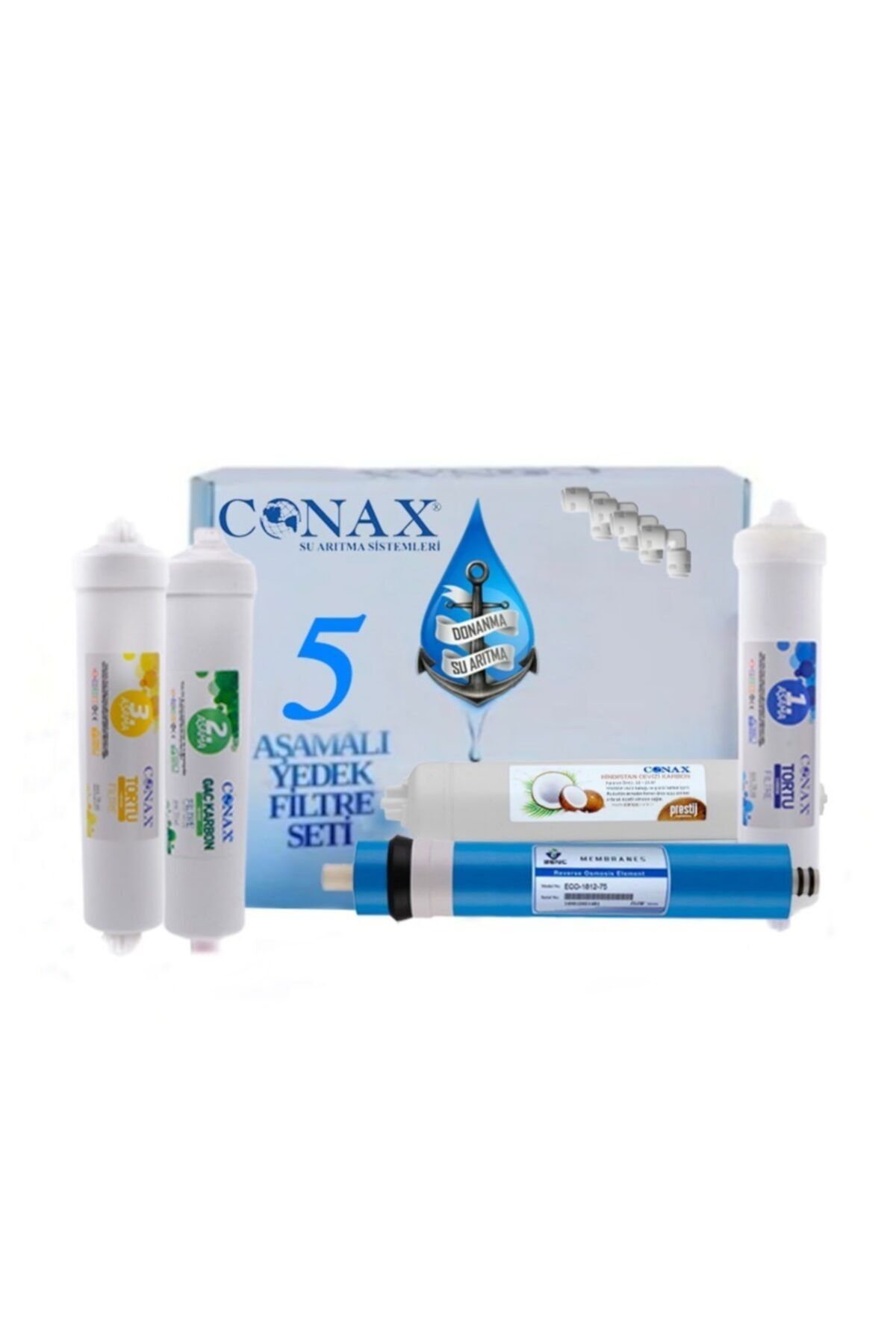 Conax Kapalı Kasa 5li Filtre Seti Benc Membranlı (Blyss Ve Tüm Kapalı Kasa Cihazlar İçin)
