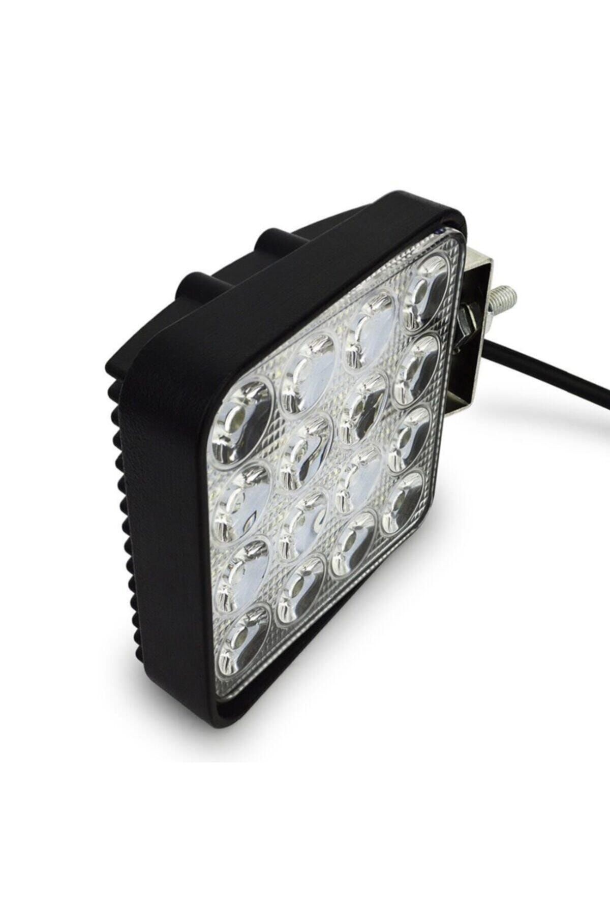 WALZEN 16 Ledli 3000 Lümen Off Road Çalışma Sis Lambası 48watt-s Model Uyumlu