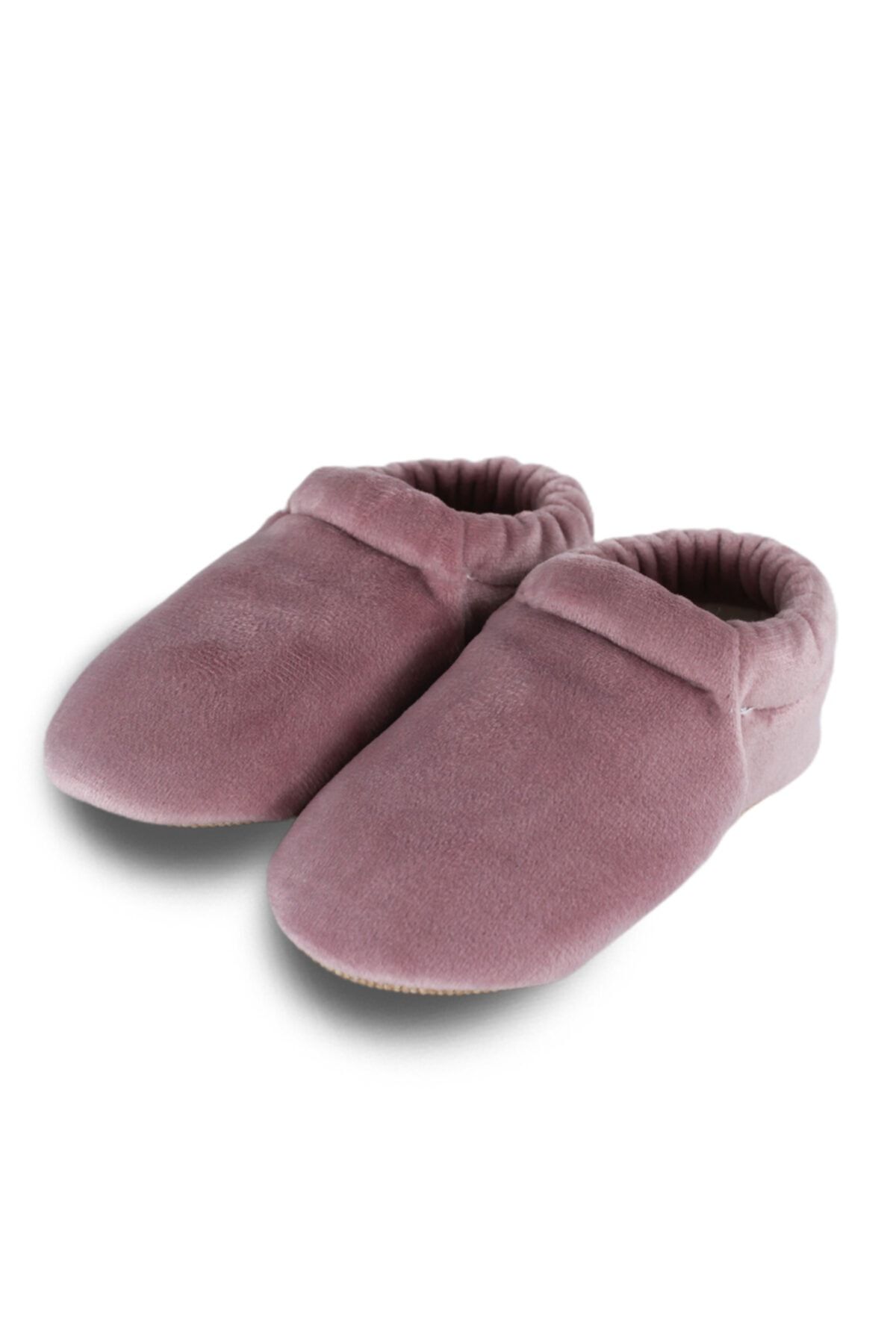 Pommy Kids Pembe Kaydırmaz Taban Kadife Bebek Patik Ilk Adım Ayakkabısı