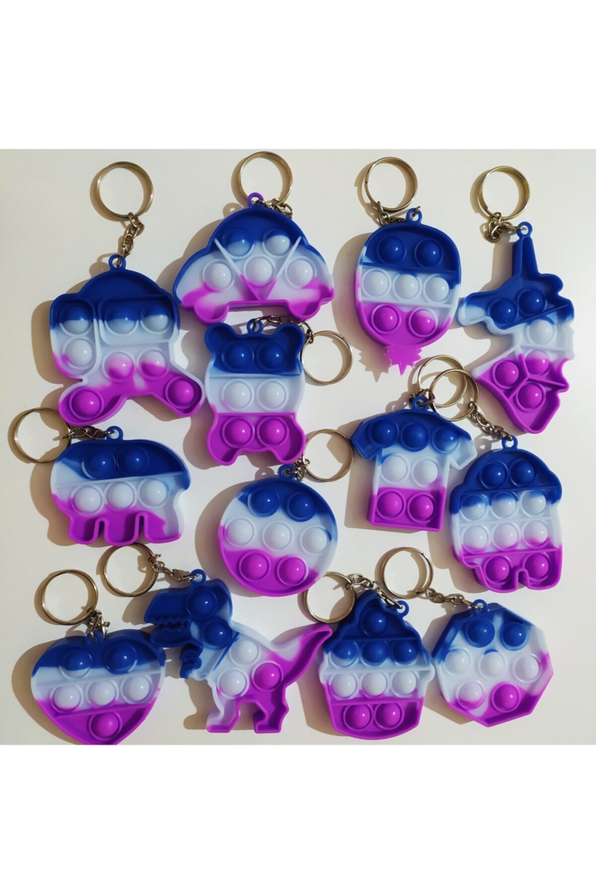 Yağmurella Push Bubble Fidget Stres Zihinsel Oyuncak Popit Dimple Anahtarlık