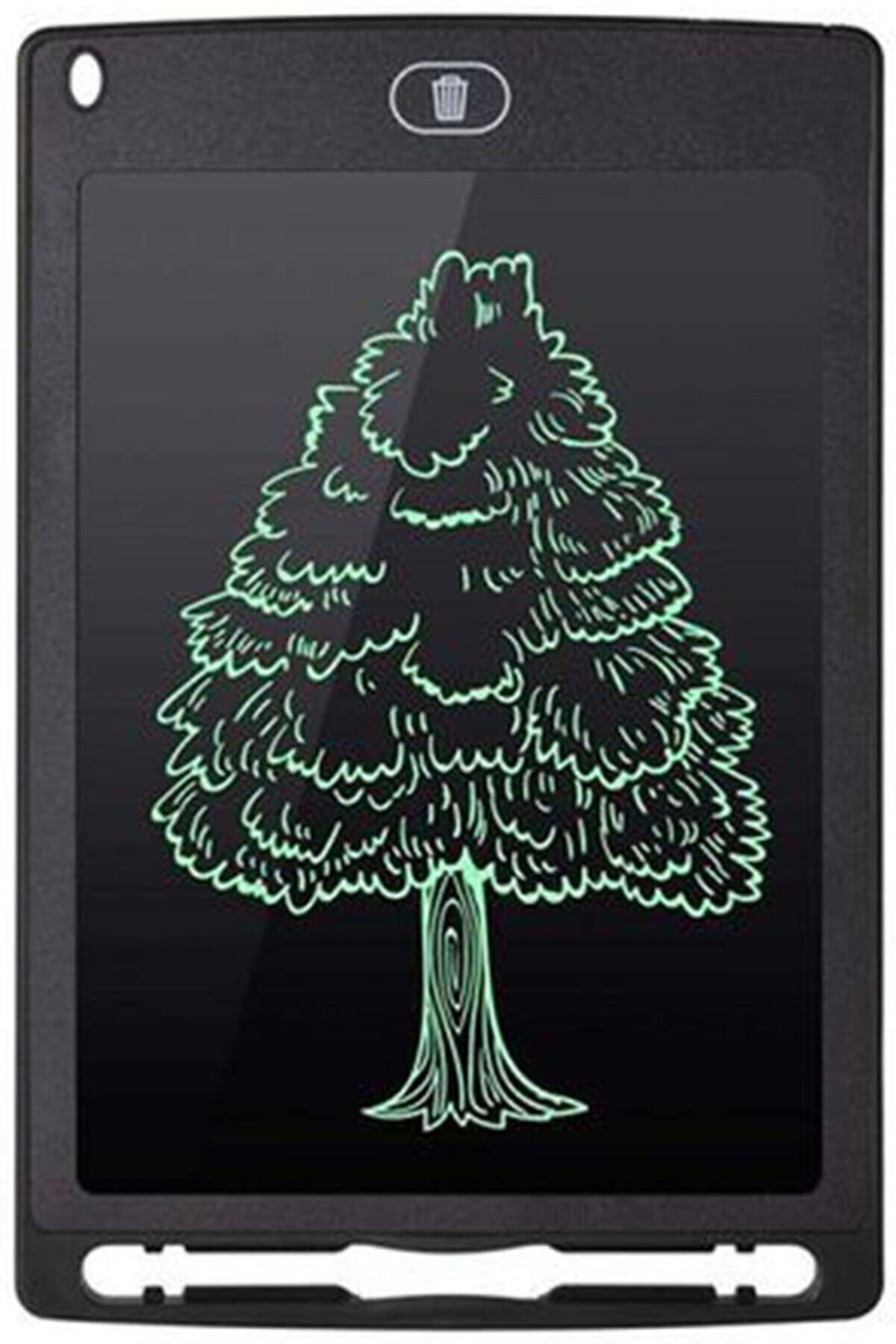 Slyfox Writing Tablet Lcd 8.5 Inç Dijital Kalemli Çizim Yazı Tahtası Grafik Not Yazma Eğitim Tableti-siyah