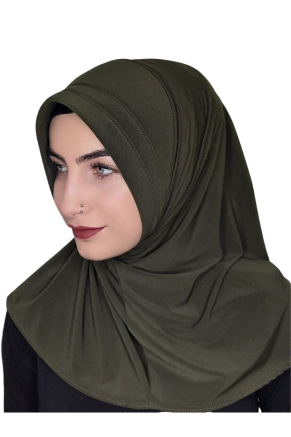 R&S modibone Hazır Esarp Pratik Model Haki Yeşili