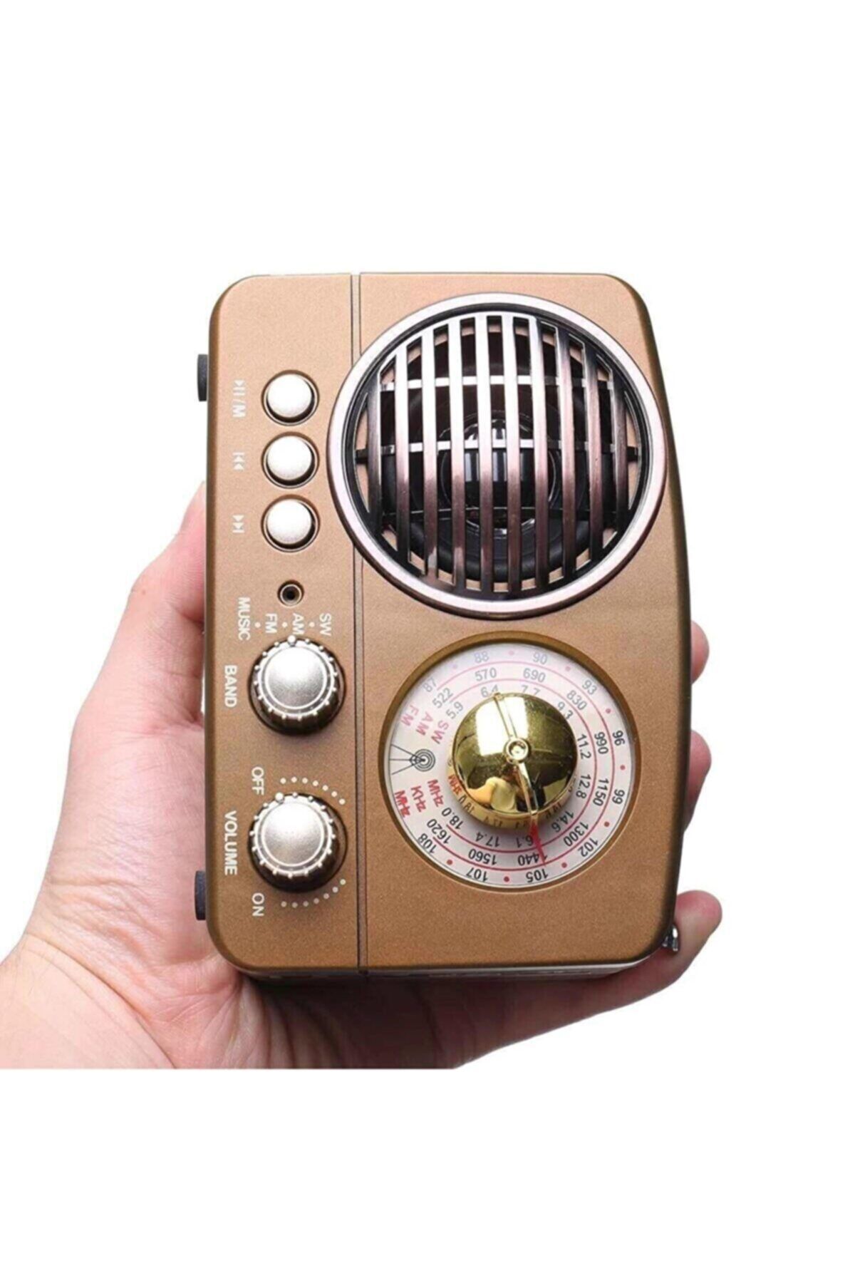 Everton Rt-371 Fm Radyo Mini Taşınabilir Müzik Kutusu Nostaljik Radyo Usb Sd Bluetooth Destekli