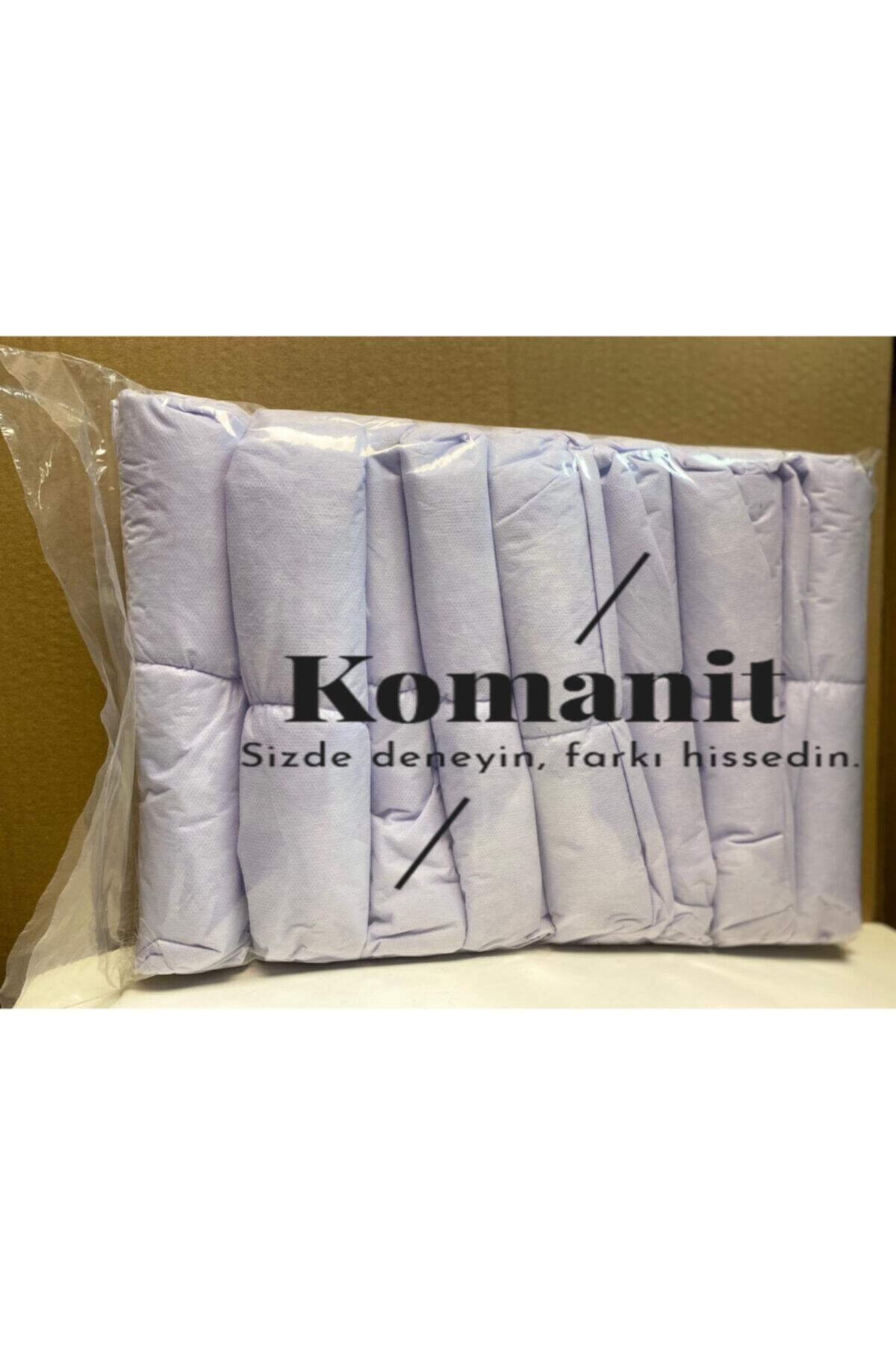 Komanit Tekstil Tek Kullanımlık 8 Adet Lila Sedye Örtüsü (80x220 Cm) Çift Tarafı Lastikli