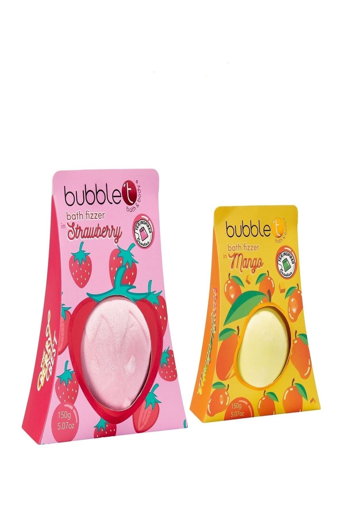 Bubble T Çilek ve Mango Kokulu Banyo Topu Seti 300 gr