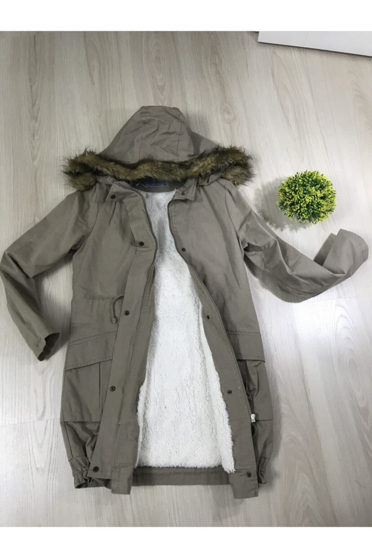 Nivin Kadın Polarlı Mont Parka