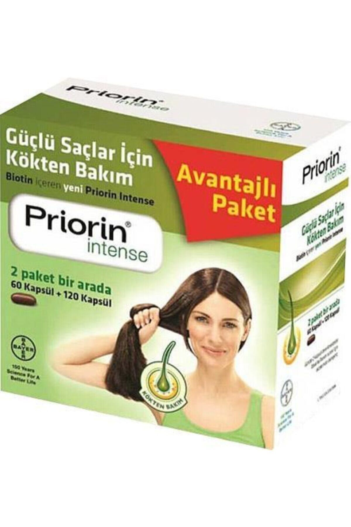 Priorin Intense 3 Aylık Paket 120 + 60 Kapsul Skt:05.2022