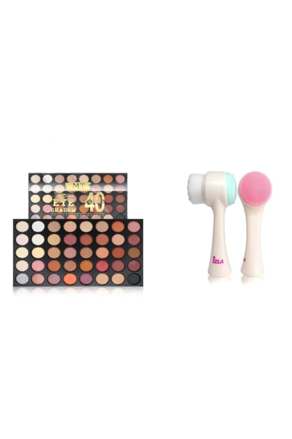 Makeuptime 40 Lı Far Paleti + Cilt Temizleme Fırçası