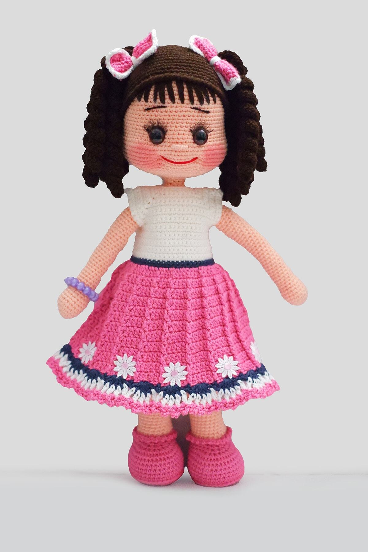 MeralinUğurluBebekleri Kız Bebek- Amigurumi- Organik Bebek