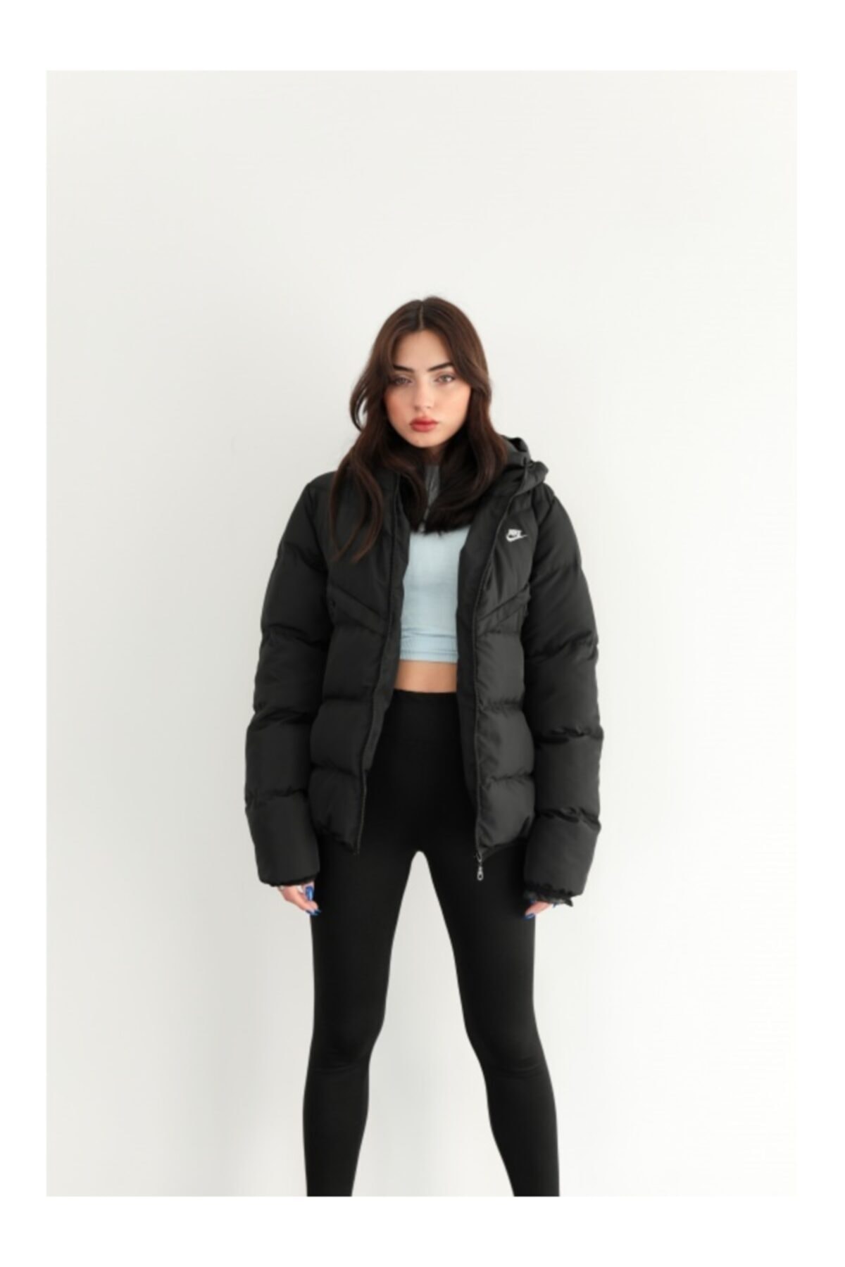 NONA Bonnie Puffer Mont- Siyah
