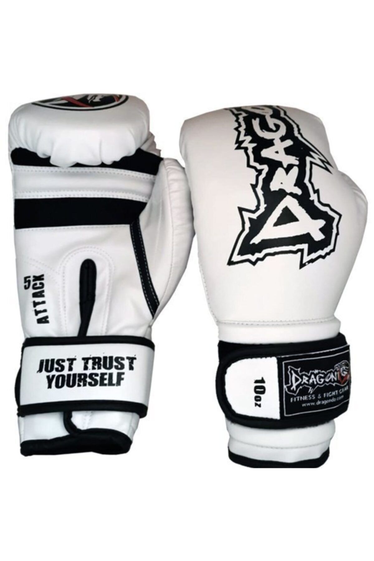 Dragon Attack 5 Boks Eldiveni Beyaz 12 Oz