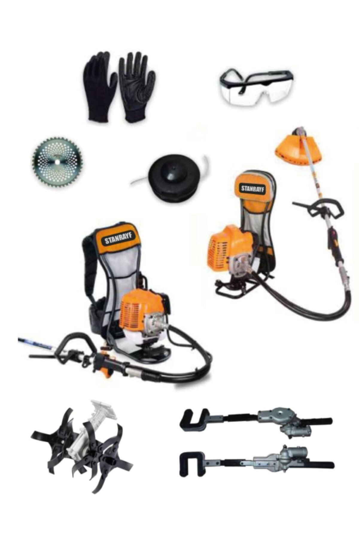 stanrayf Germany 756 Pbx-tork 8,1hp Full Otomatik Soğutmalı Sistem Sırttipi Otçalıbiçme Tırpanmotoru