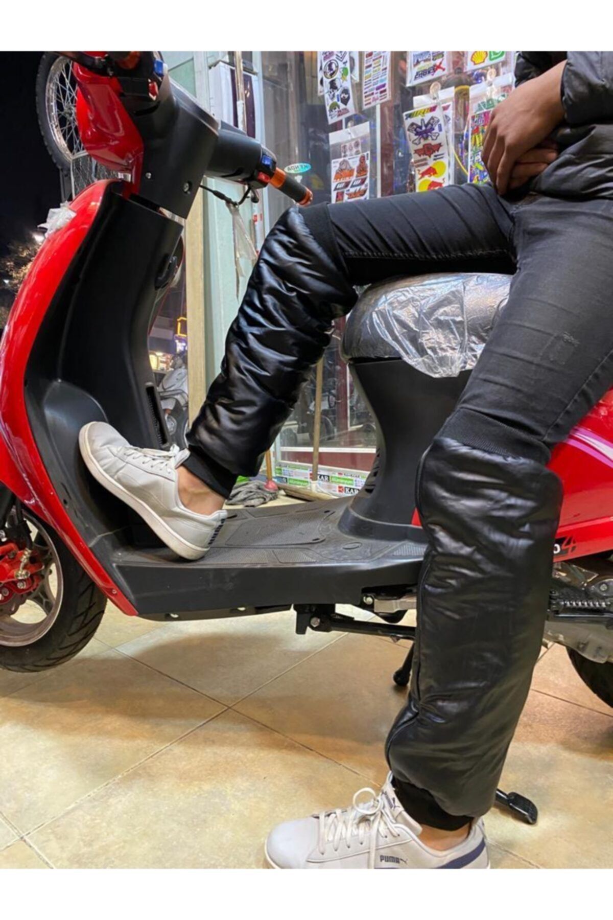 Belderia Motosiklet Bacak Örtüsü Motosiklet Diz Örtüsü Kurye Dizlik Fermuarlı