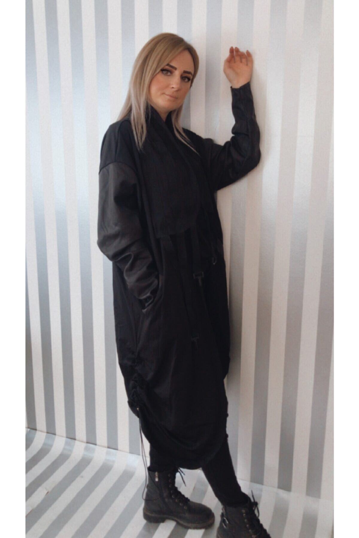 By Skose Kadın Penye Kap Hırka (SİYAH)