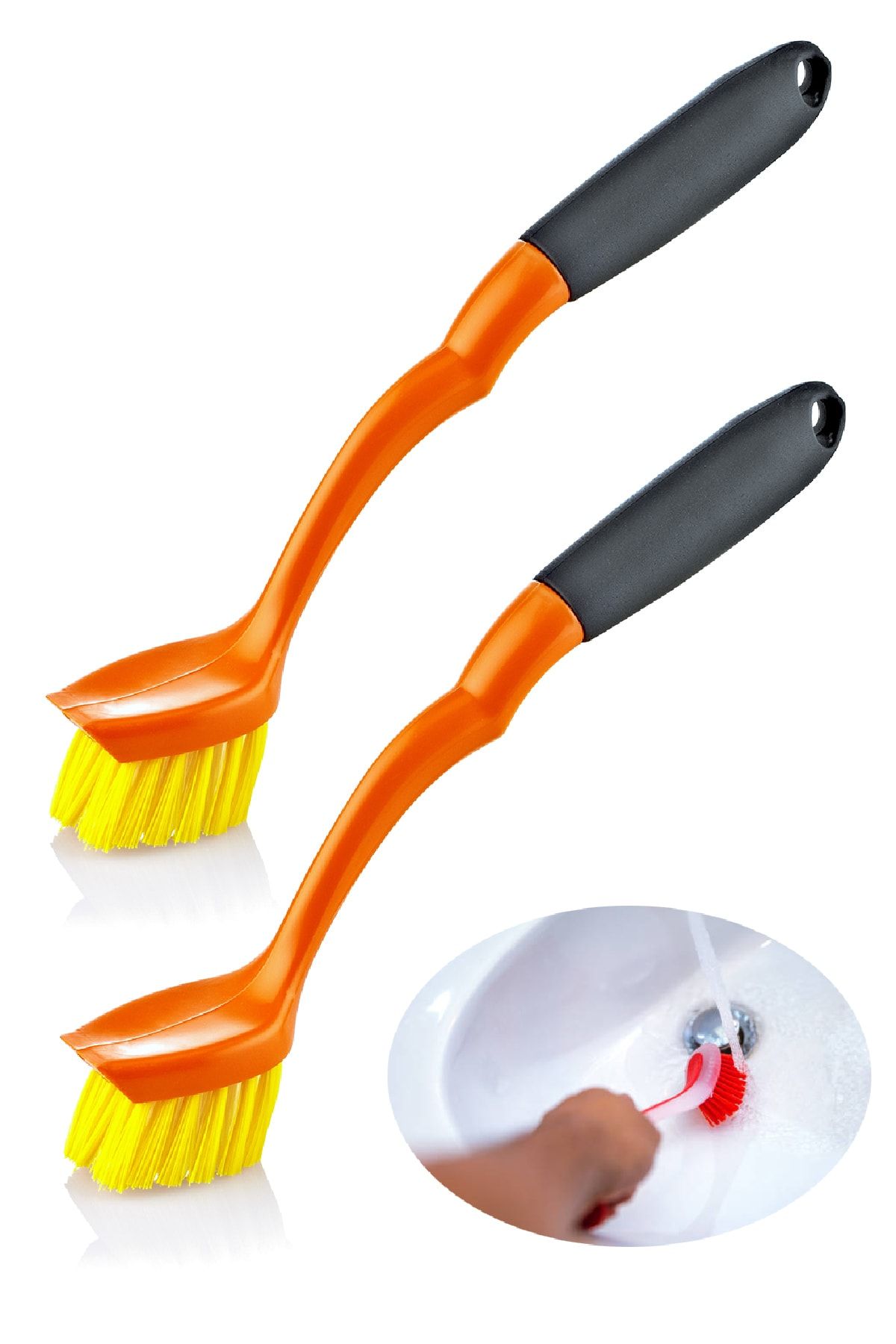 LocalShop 2 Li Melody Banyo Mutfak Lavabo Temizlik Fırçası Ba640