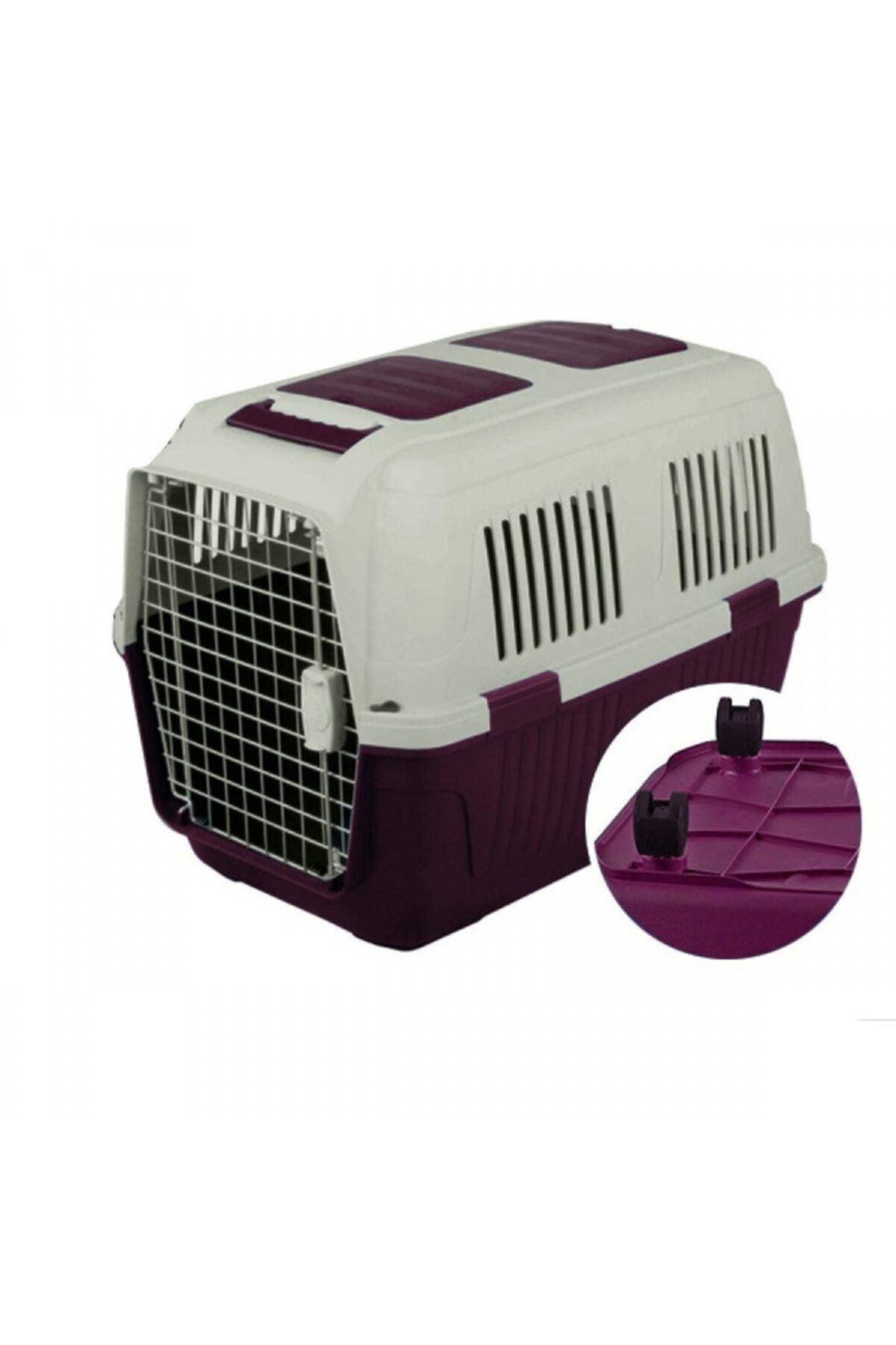 HN TEKSTİL Strong Cd8 Köpek Taşıma Çantası Tekerlekli Bordo 102x74x76cm