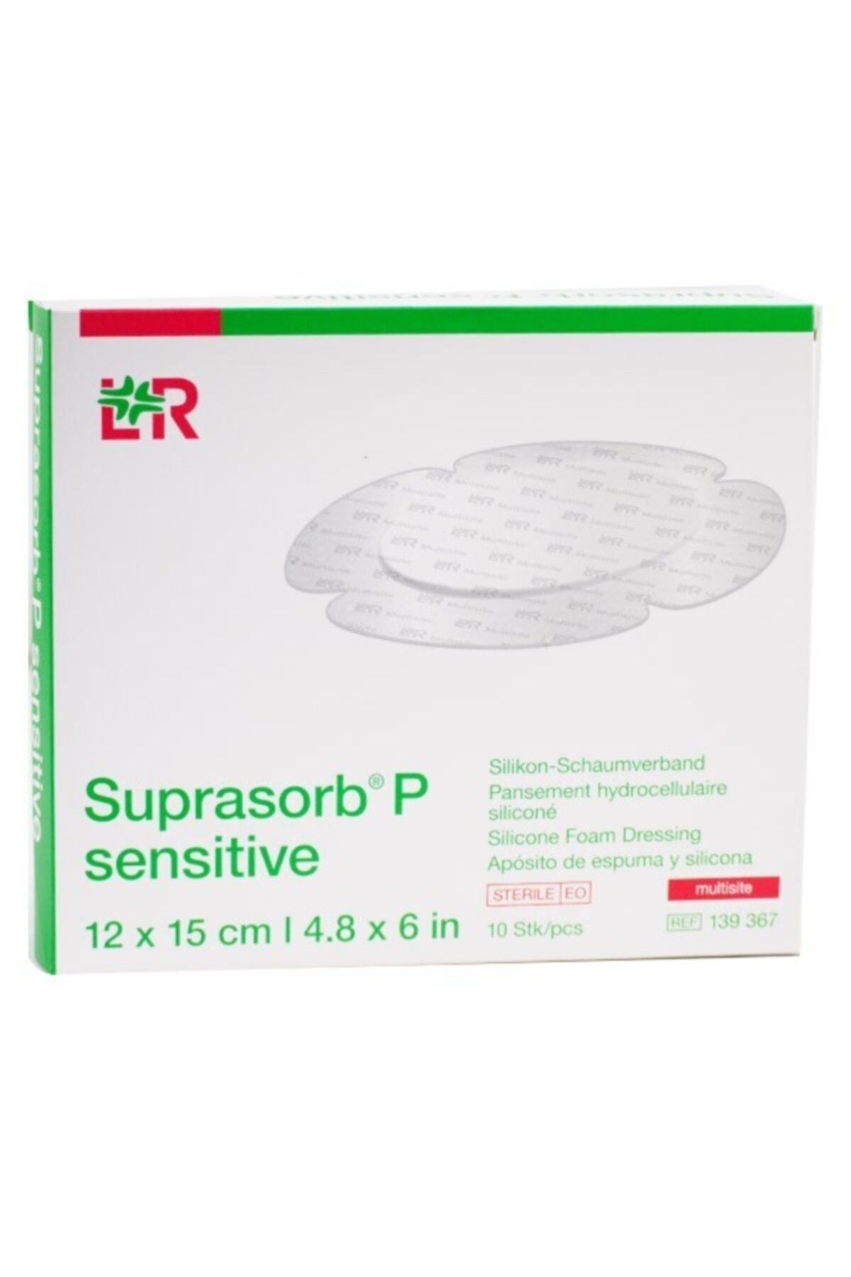 Lohmann & Rauscher Suprasorb P Sens Multisite Silikon Temaslı Köpük Örtü 12 cm x 15 cm