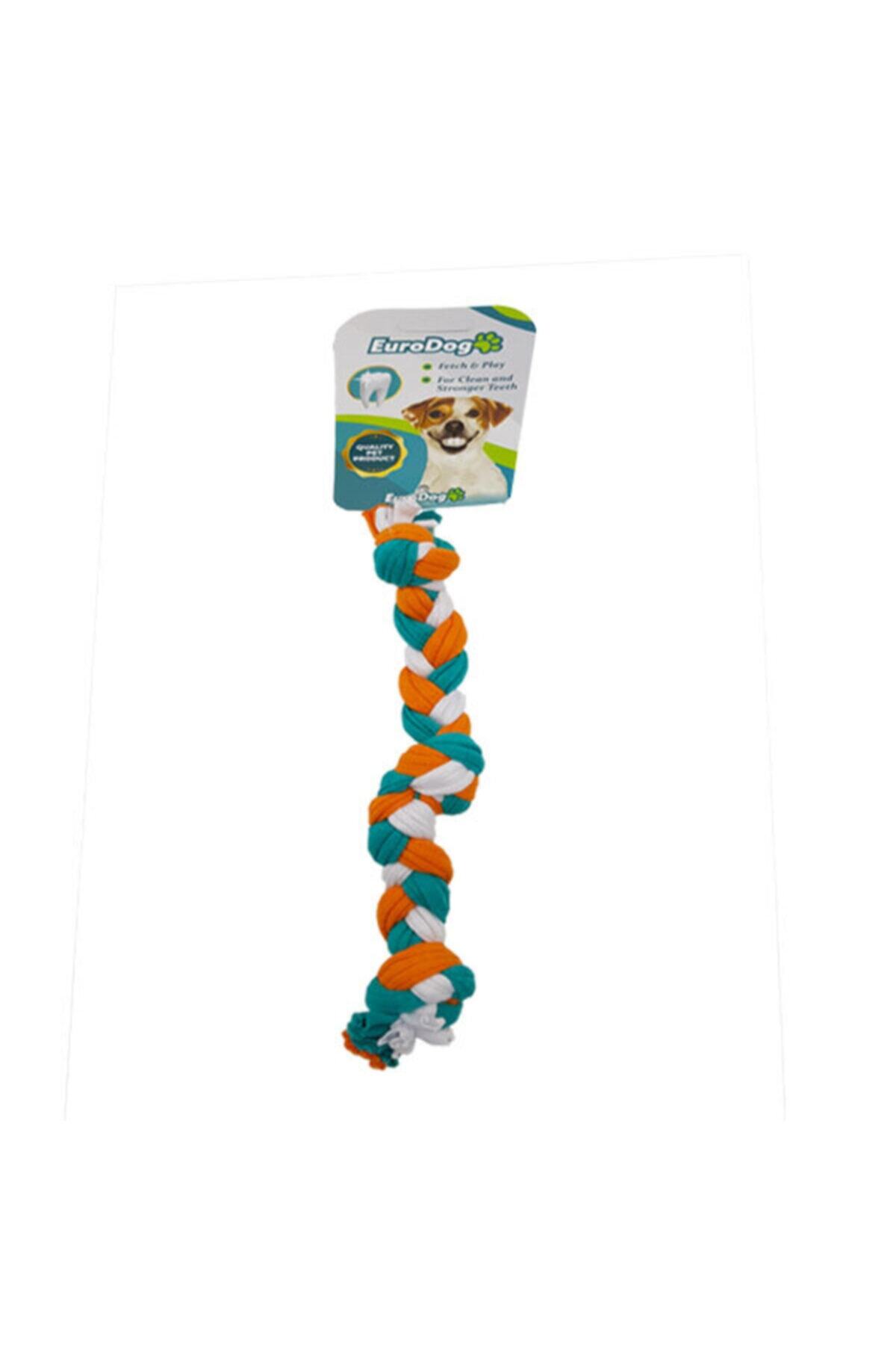 thepassioniz Eurodog Köpek Diş Kaş.ipi 3 Düğ 25cm (tur-yeş-bey)