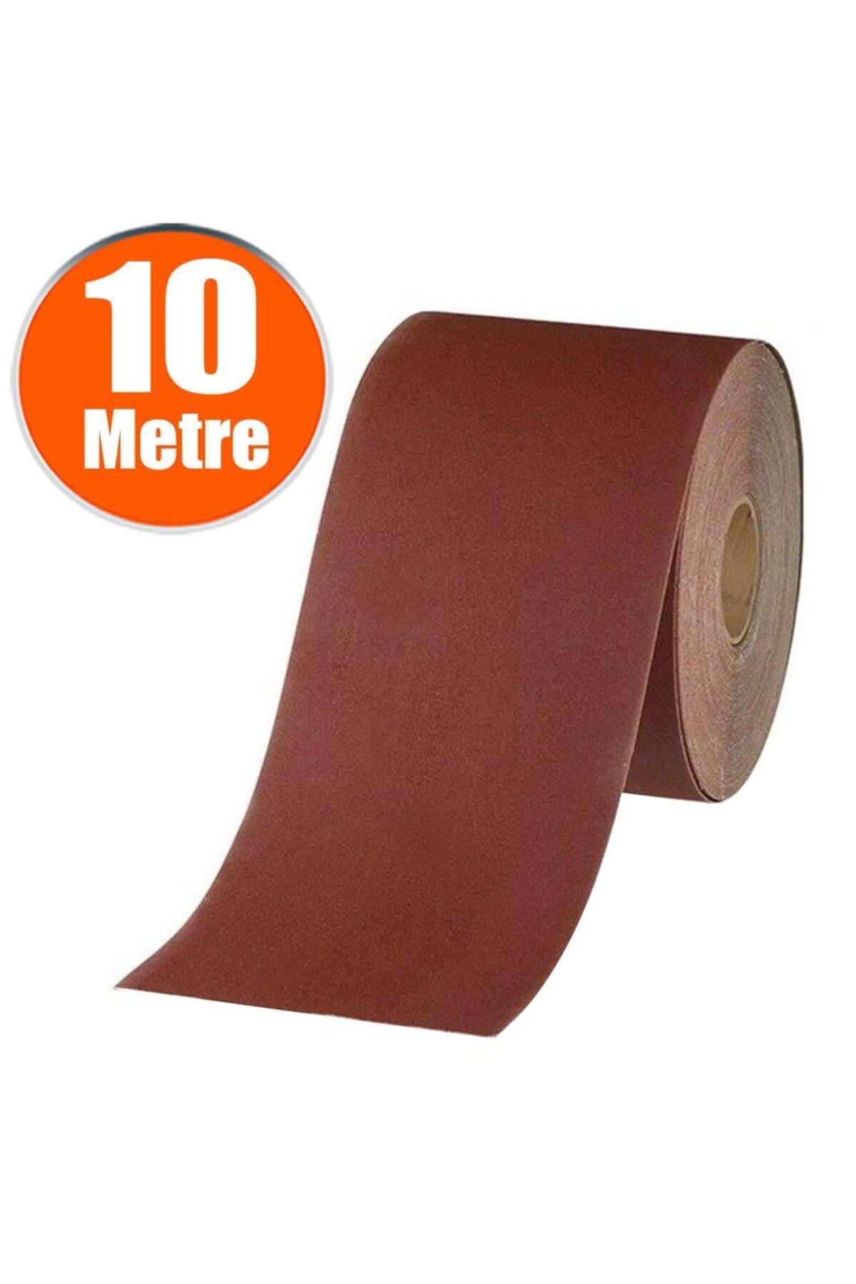 Badem10 Bant Rulo Zımpara 24 Kum Ahşap Metal Zımparası (10 METRE)