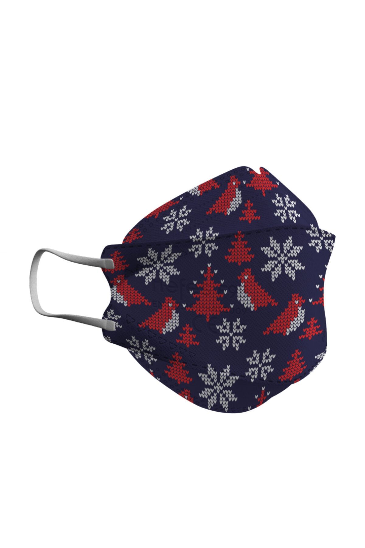 nefes maske N'fes F95 Premium Kuzey Desen Baskılı Kore Tipi Maske(kf94) 1 Kutu 10 Adet