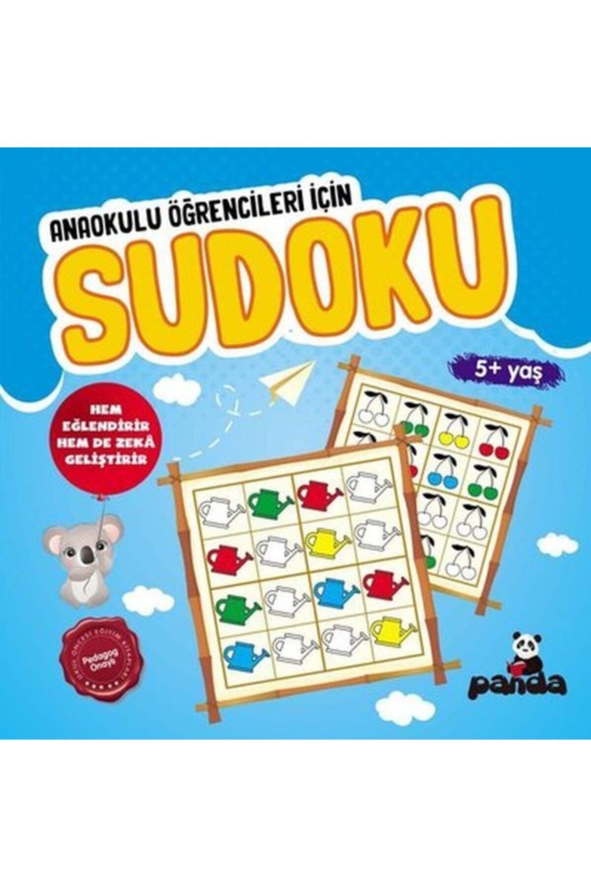 Beyaz Panda Yayınları Sudoku 5+ Yaş - Anaokulu Öğrencileri Için