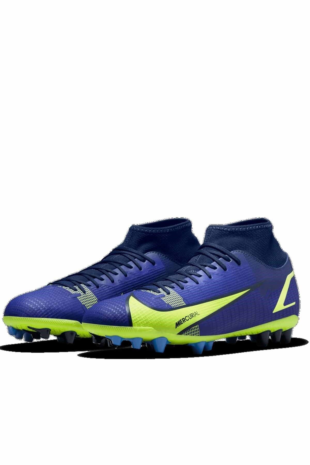 Nike Superfly 8 Academy Ag Erkek Çoraplı Krampon Ayakkabı Cv0842-474-lacivert