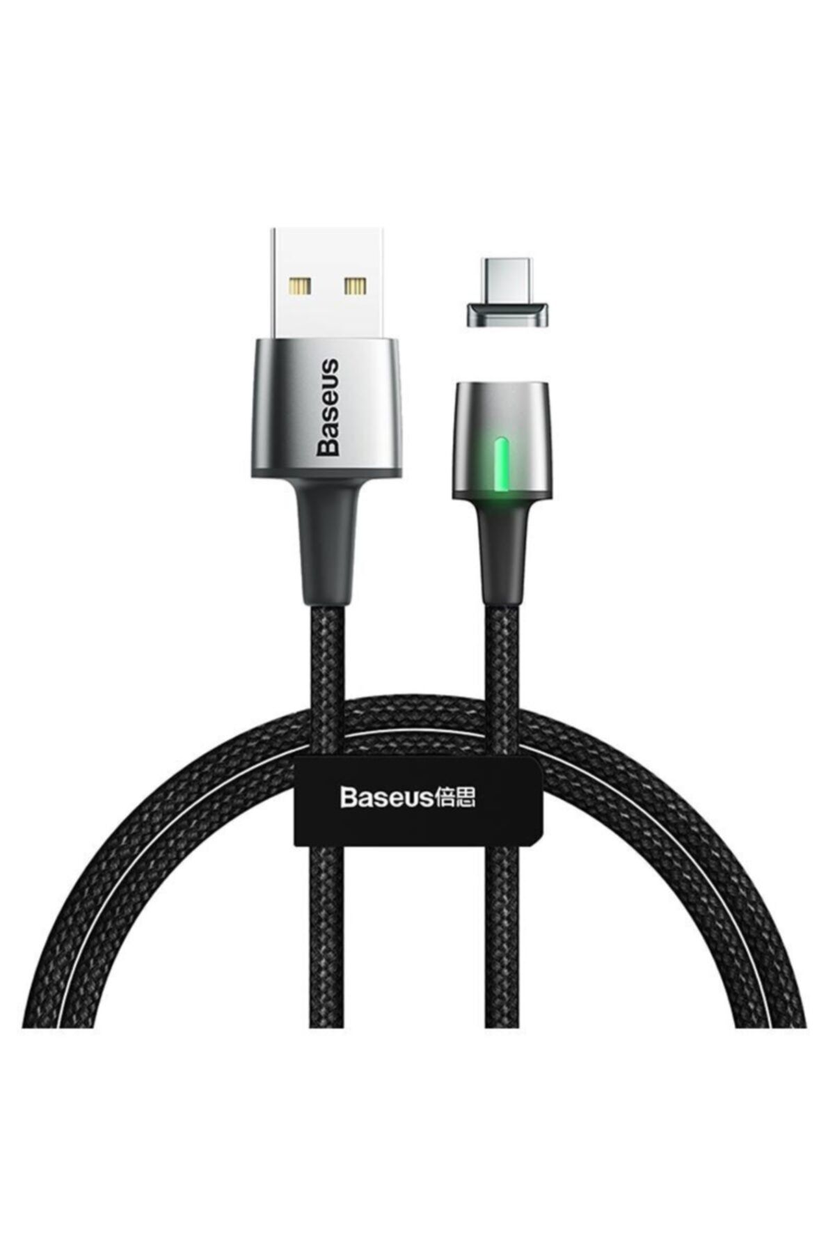 Baseus Zinc Magnetic Usb Kablo Şarj Usb Type C Başlık 3.0a 1metre