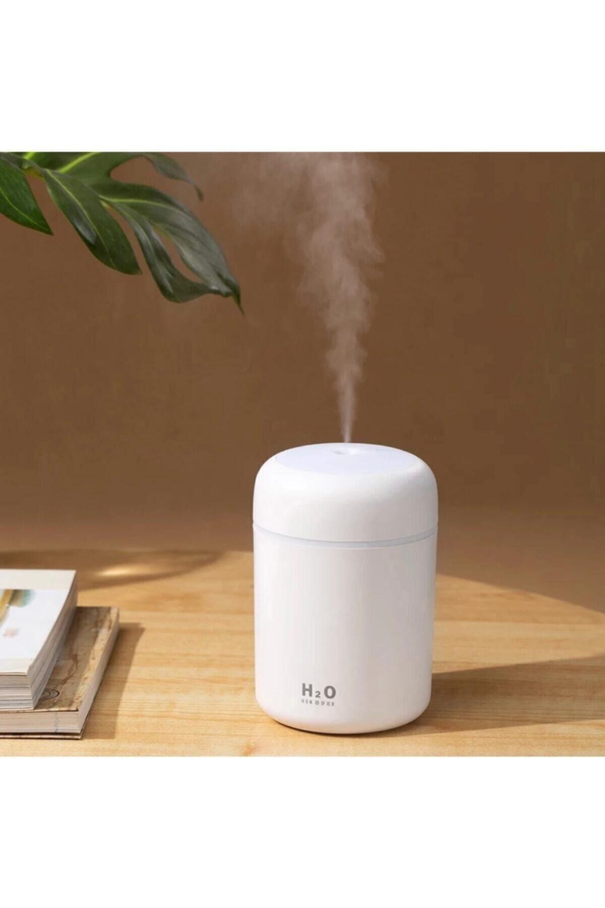 H2O Humidifier Demirkol Store 300 ml Ulrasonik Hava Nemlendirici Buhar Makinesi ve Aroma Difüzörü