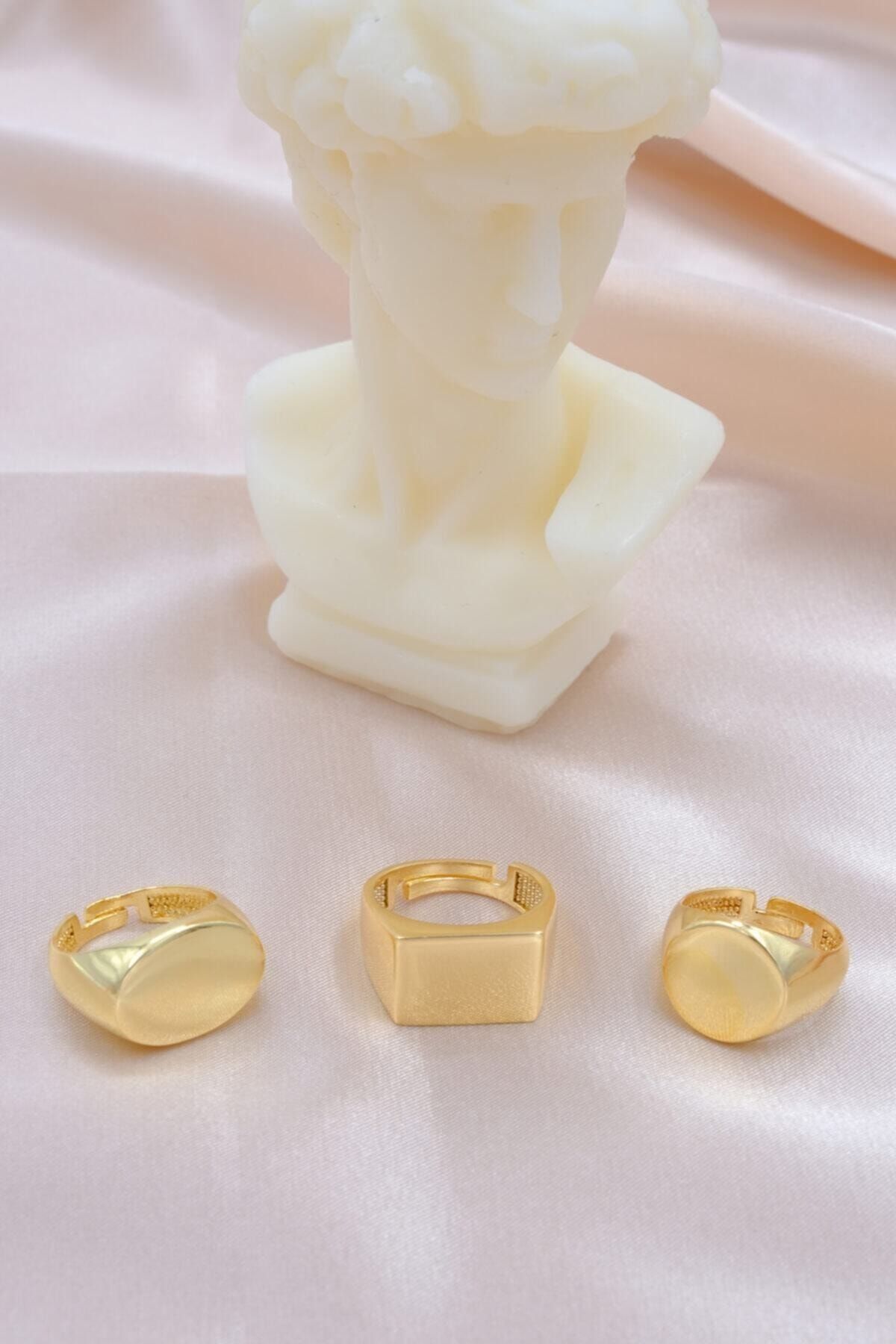 Reina Accessorize Şövalye Yüzük Seti 3'lü
