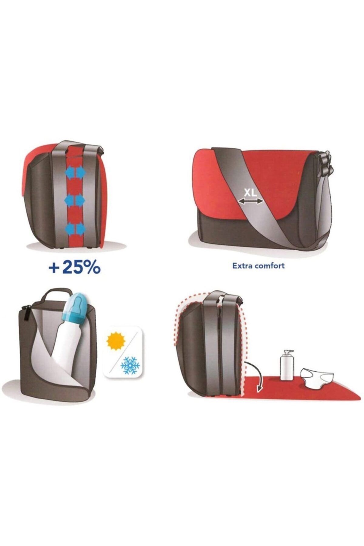MAXİCOSİ Flexi Bag Çanta / Black Raven