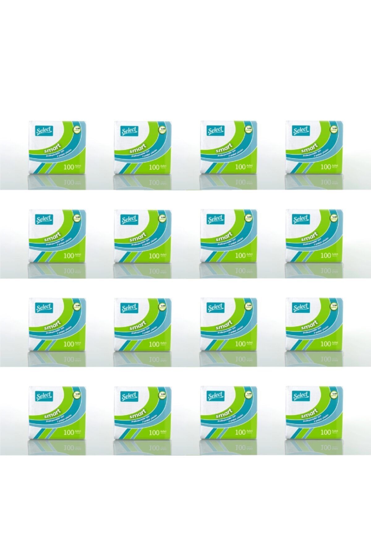 SELECT 16 Paket Smart 100'lü Peçete