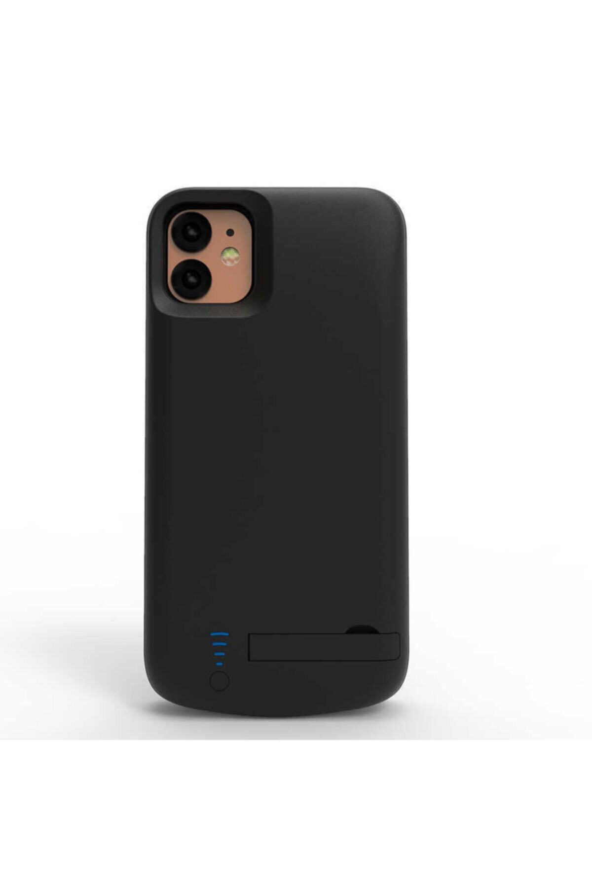noktaks Apple Iphone 11 - 6000 Mah Standlı Taşınabilir Şarjlı Kılıf