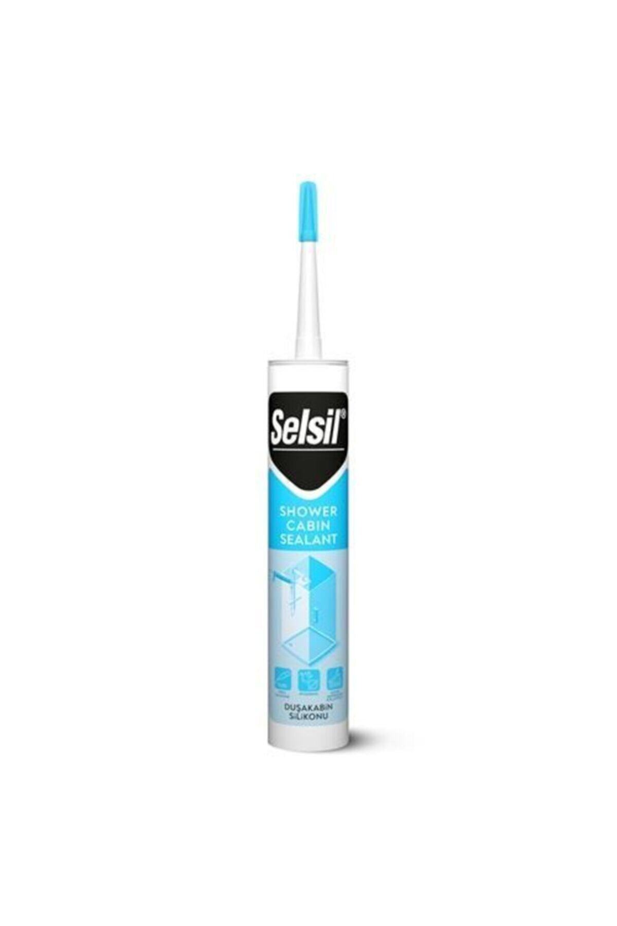 Selsil Şeffaf Duşakabin Silikonu 310 ml