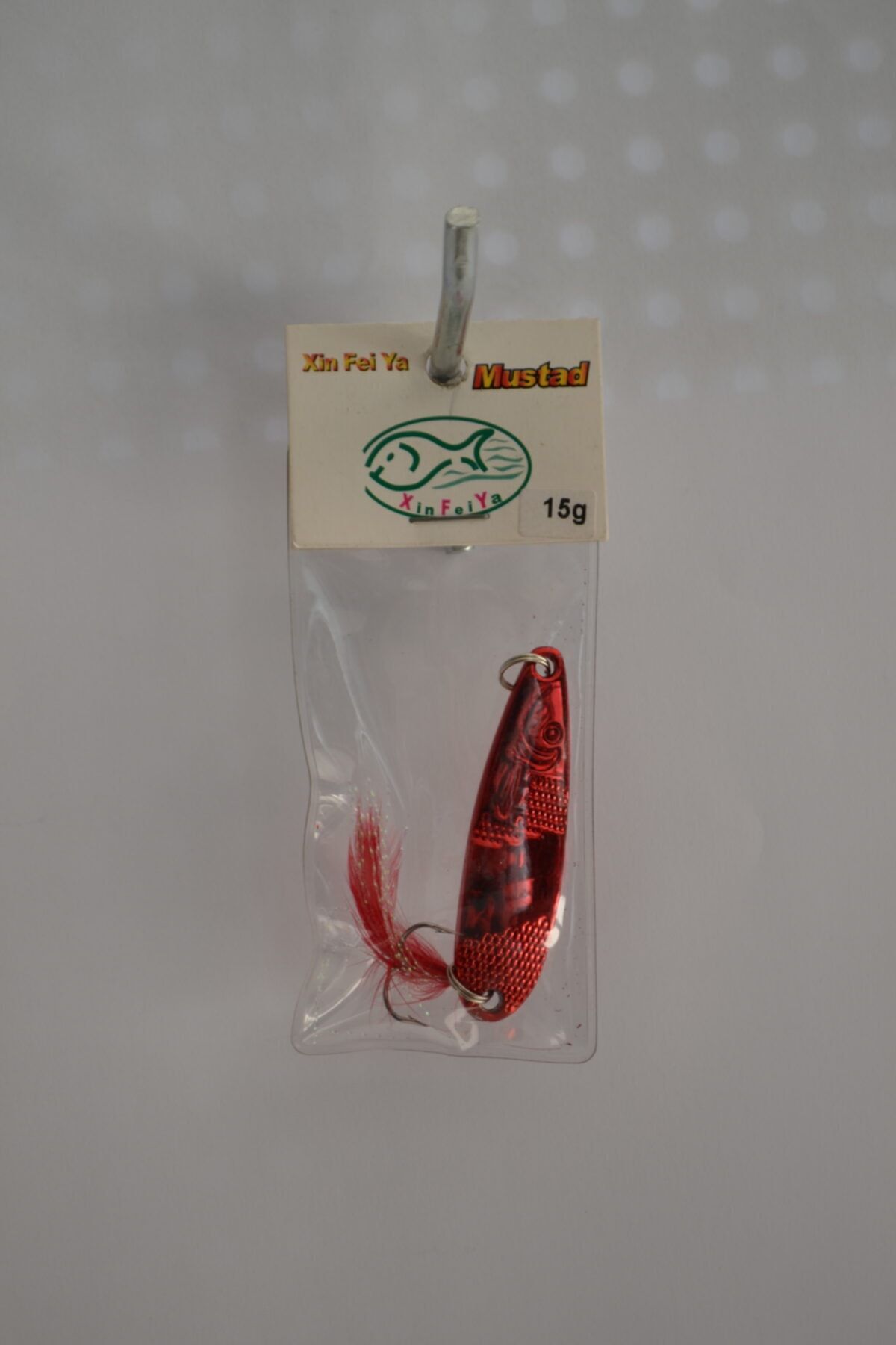 Mustad Xin Fei Ya 15 Gr Kaşık Kırmızı Renkli
