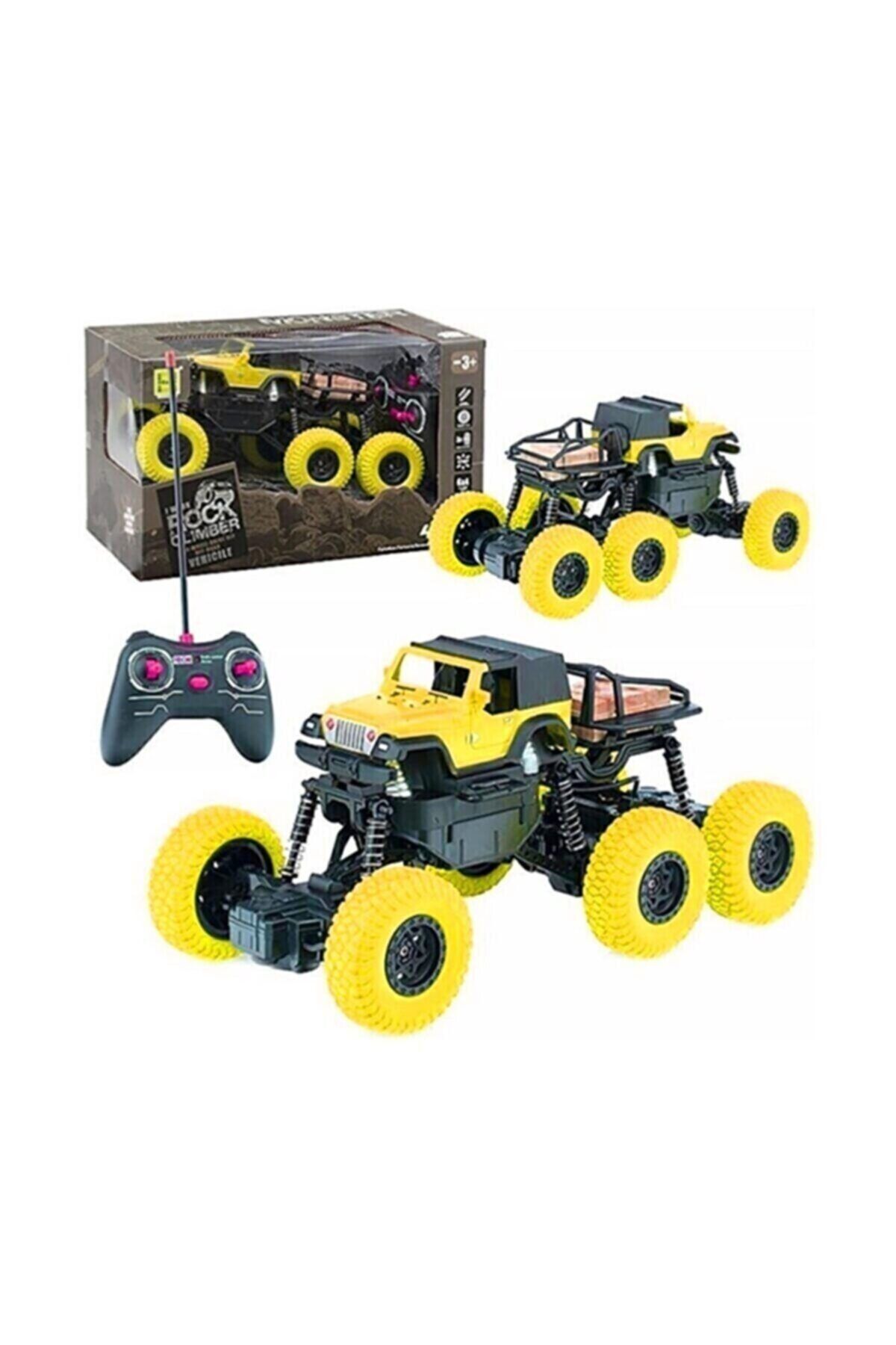 MONSTER Uzaktan Kumandalı Jeep Tırmanma Aracı 6x4 Jip