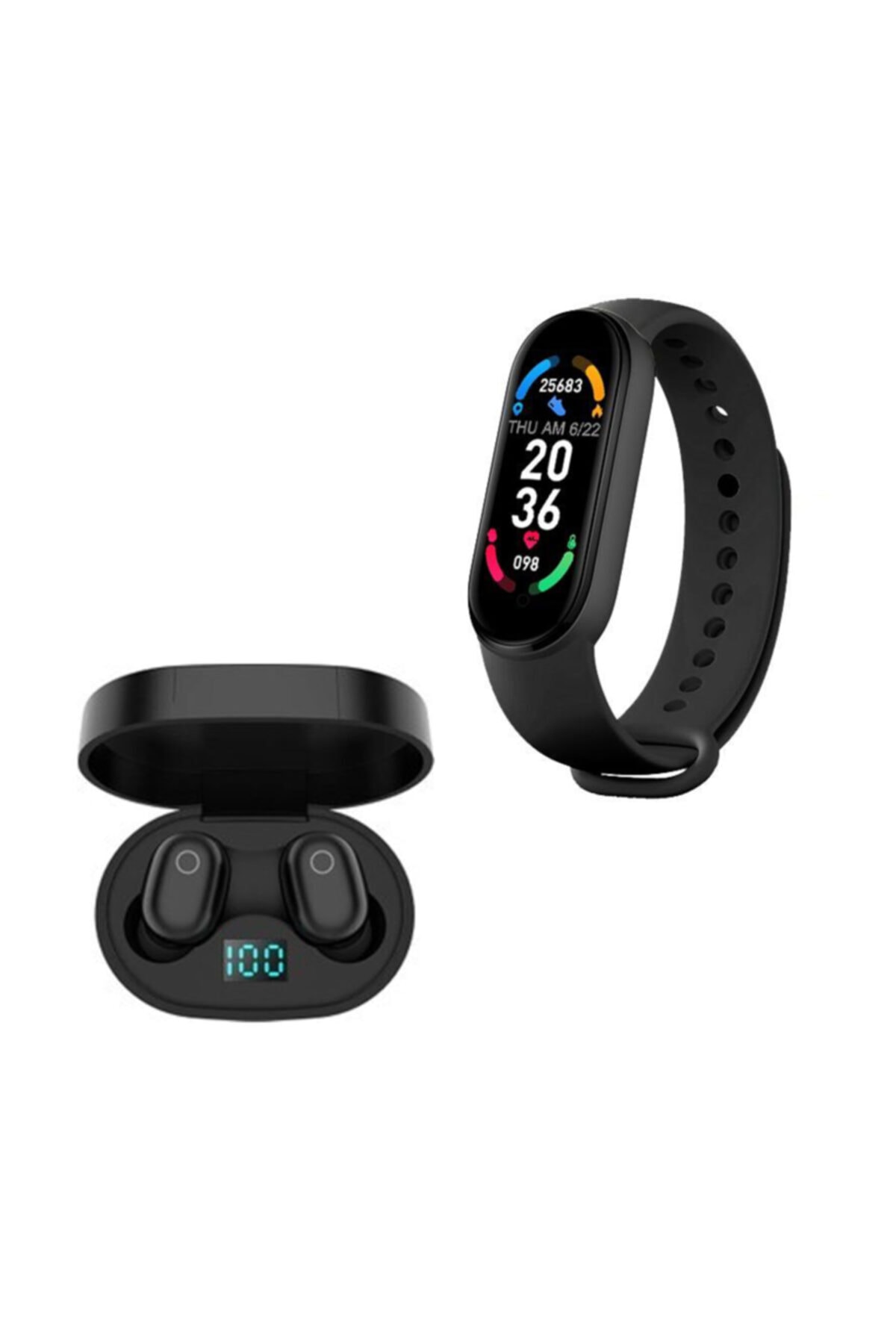Smart Akıllı Bileklik M6 + Airdots Pro 3 Süper Combo