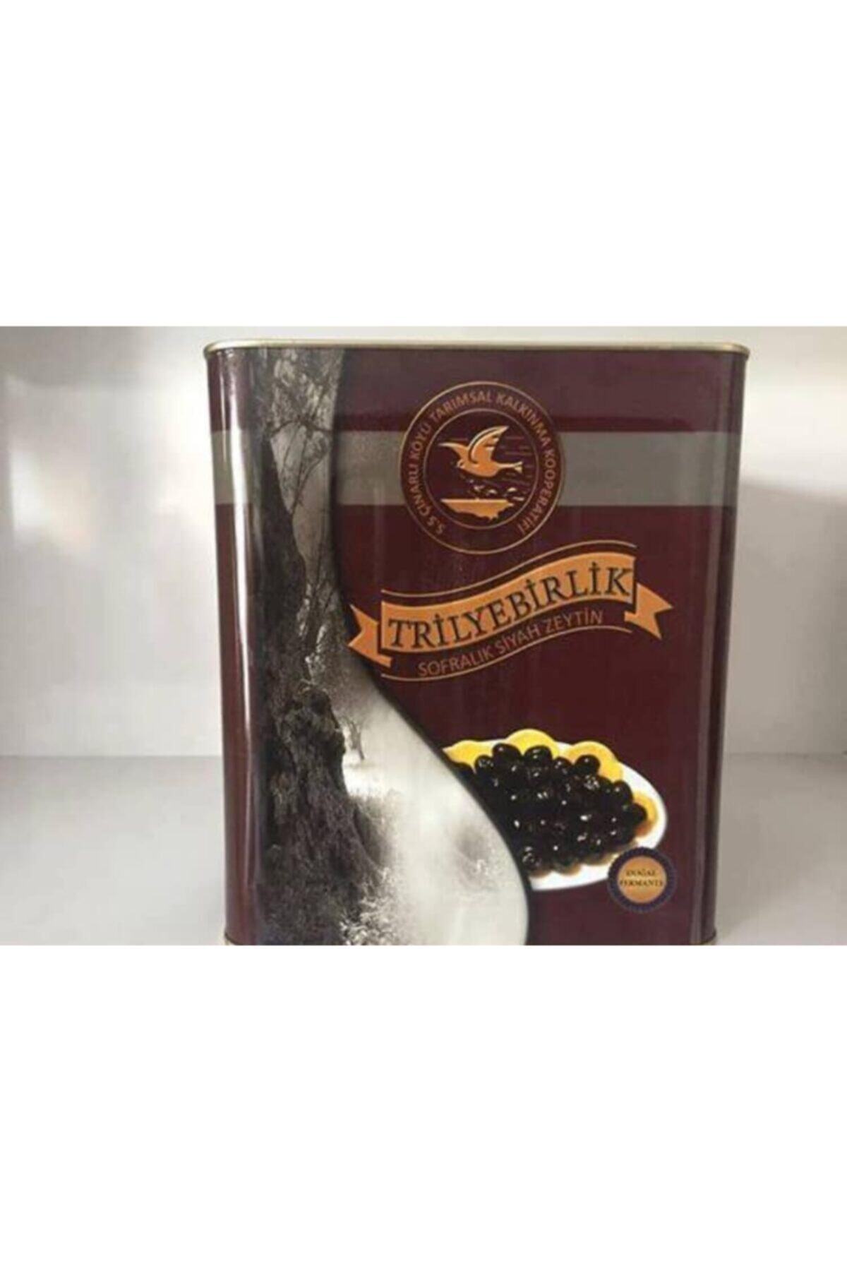 trilyebirlik Trilye Tipi Sofralık Siyah Zeytin Teneke 9 kg (l) 231-260 Dane