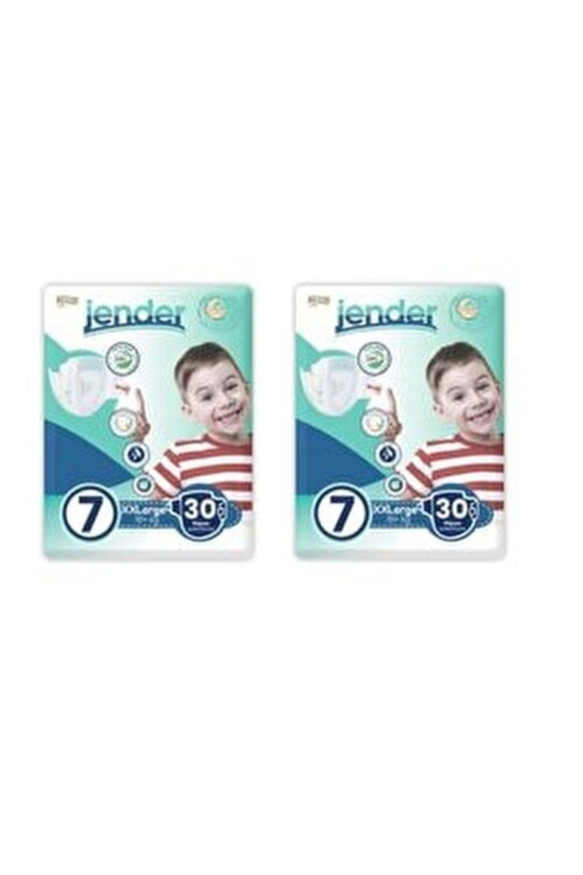 JENDER Çocuk Bezi 7 Numara 30 Lu 2 Paket