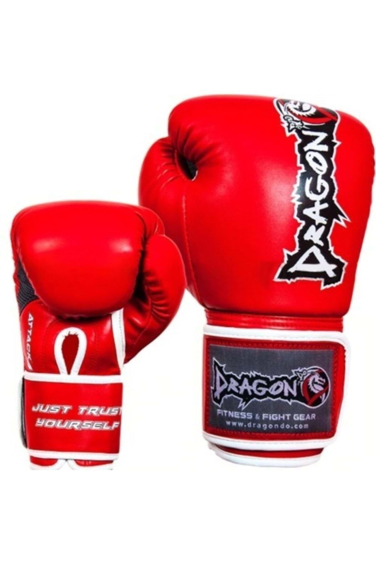 Dragon Attack 5 Boks Eldiveni 10 Oz Kırmızı
