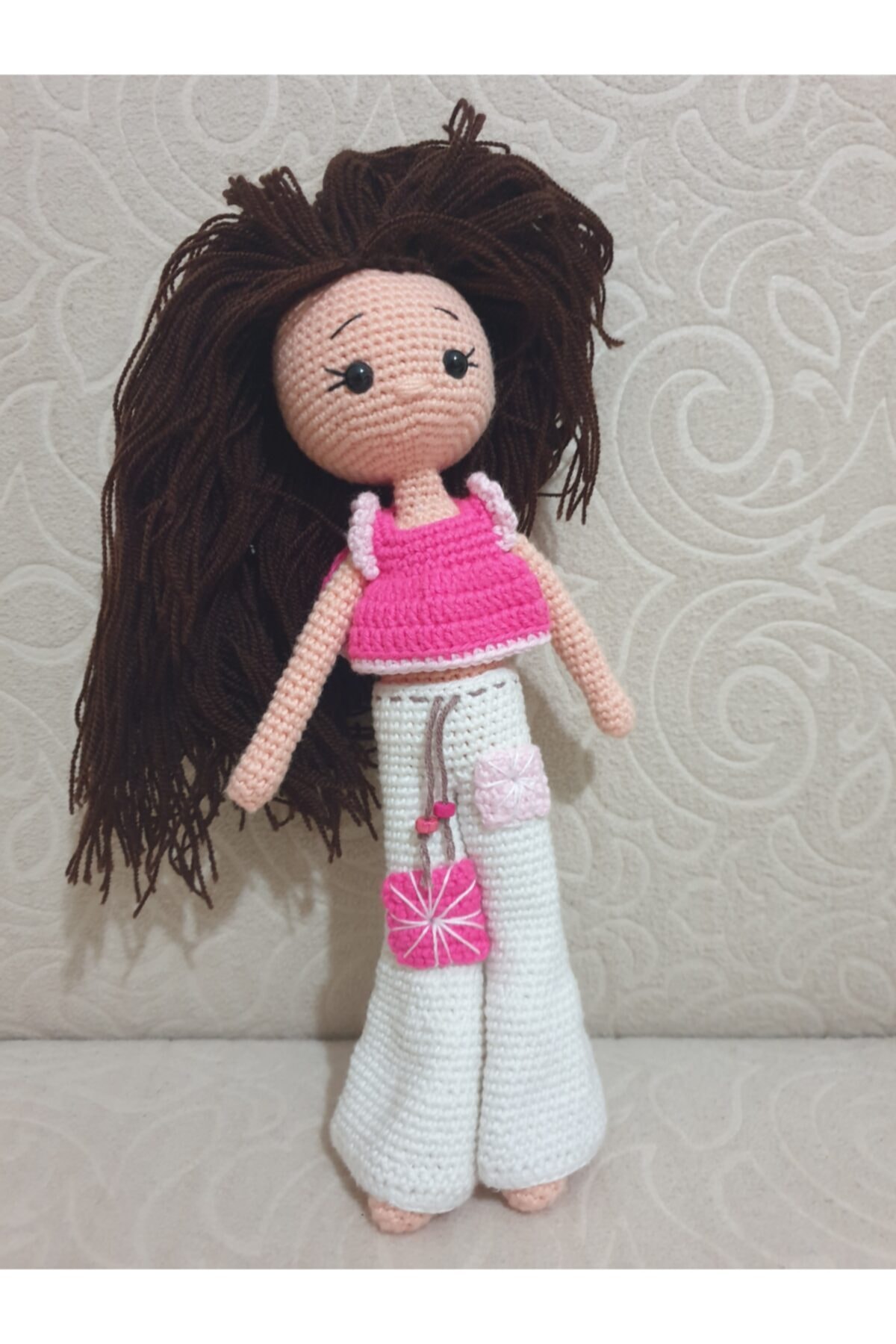 Punkiess Amigurumi Judith Dekoratif Örgü Oyuncak El Üretimi