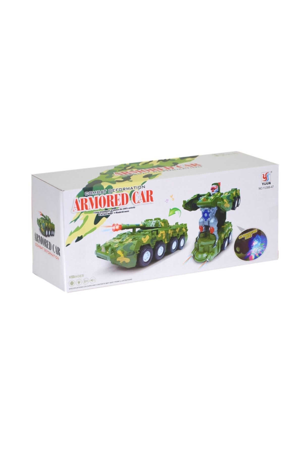 Oyuncakmatik Askeri Zırhlı Transformers Tank