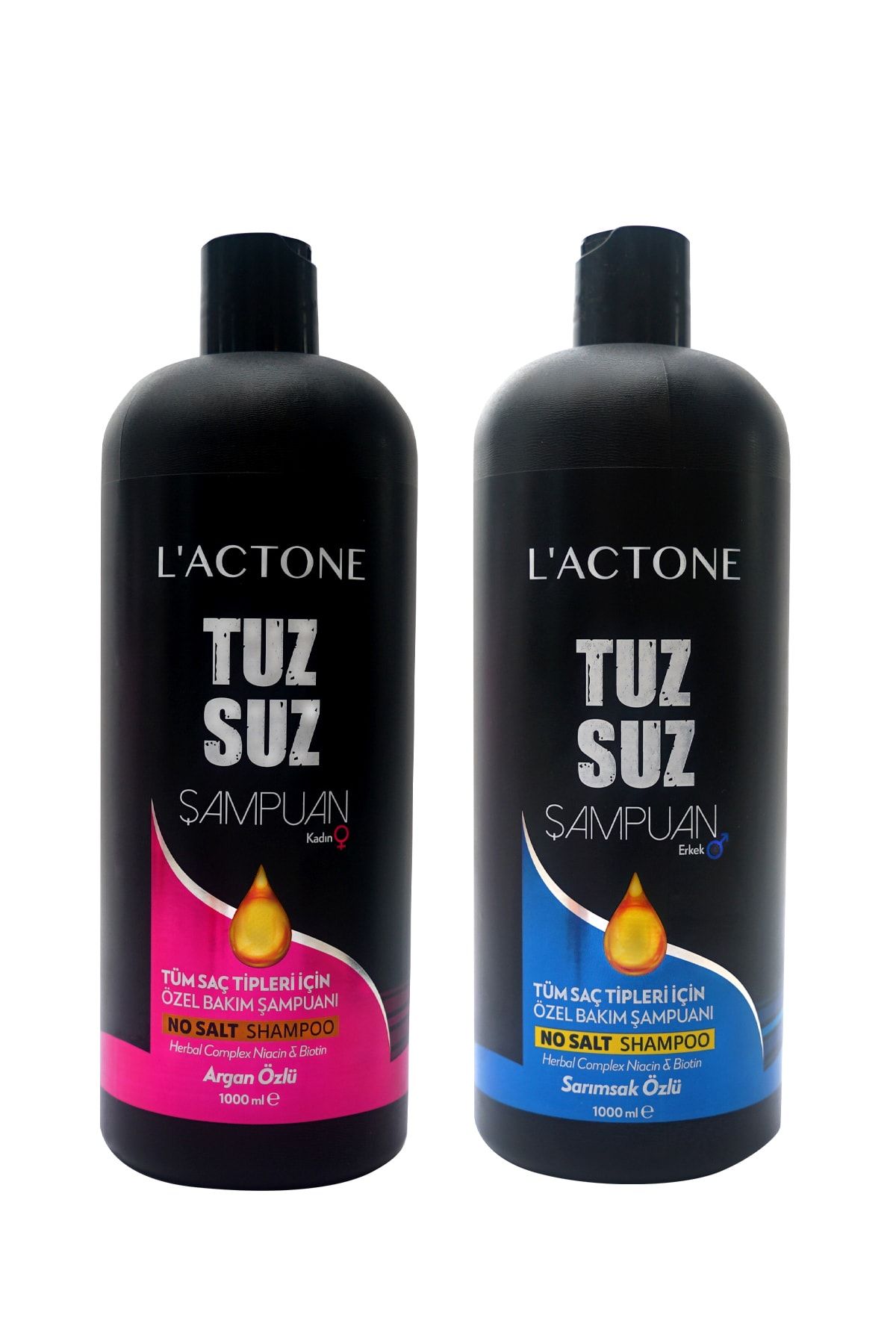 L'ACTONE Tuzsuz Şampuan Kadın & Erkek 1000 Ml
