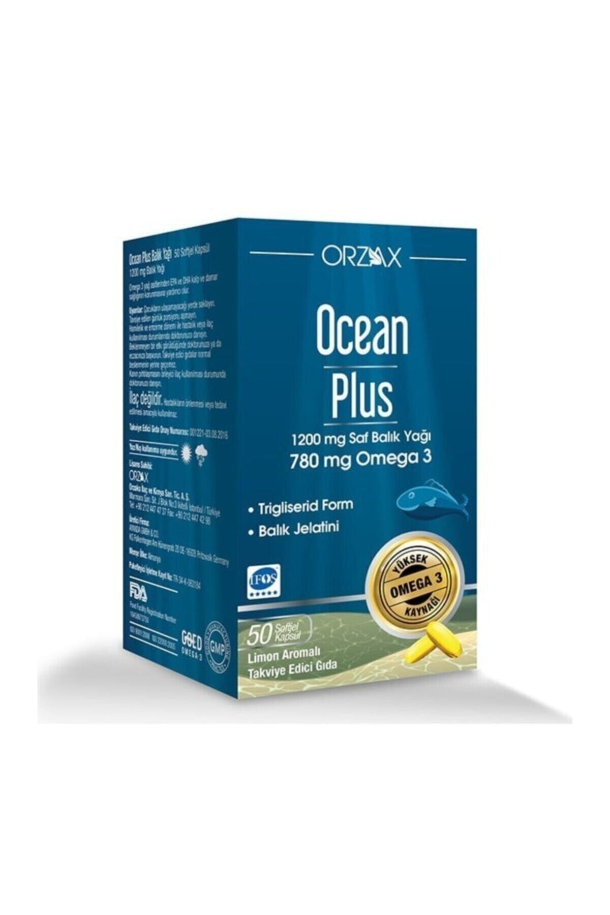 Orzax Ocean Plus 1200 mg 50 Kapsül